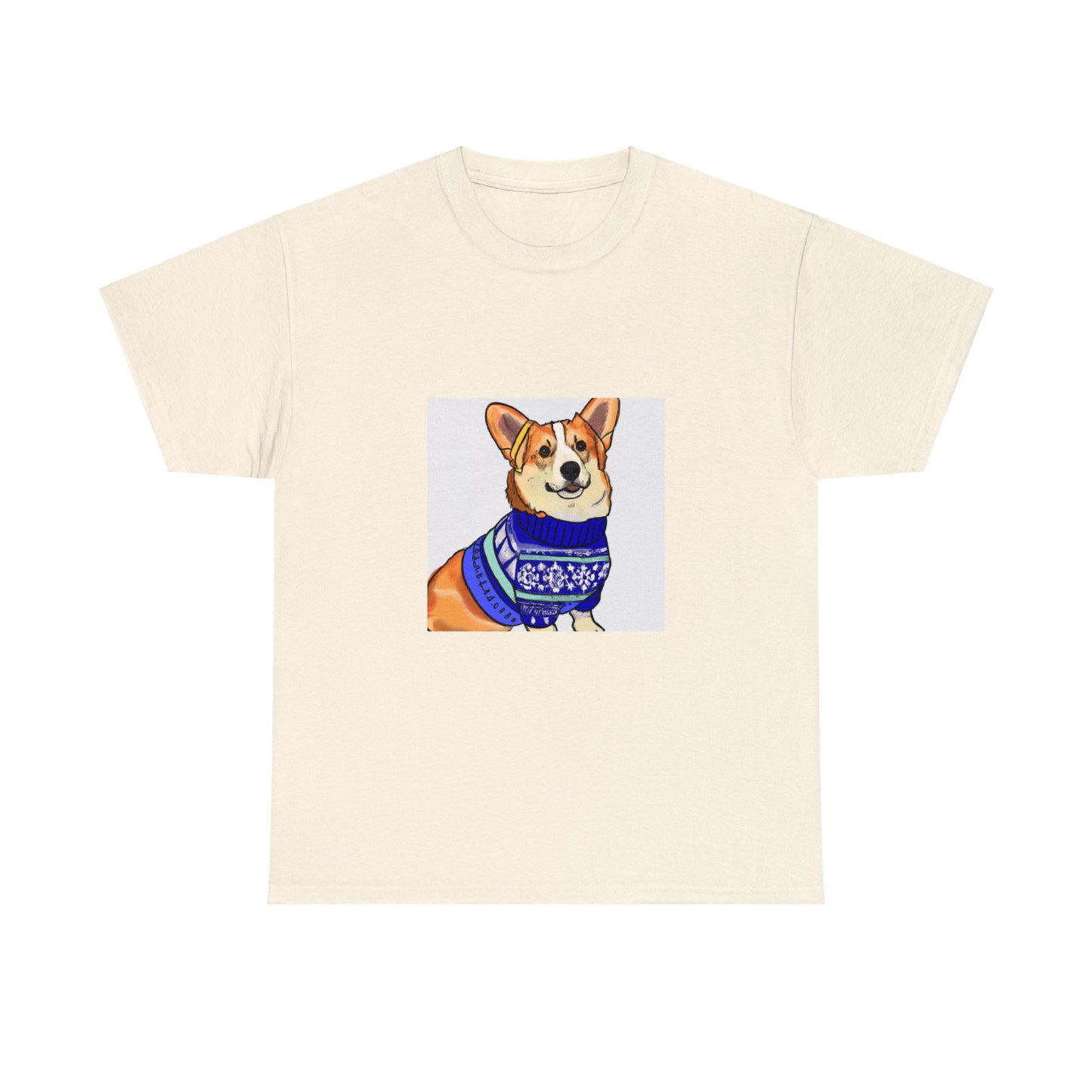 Corgi Holiday Sweater Tshirt