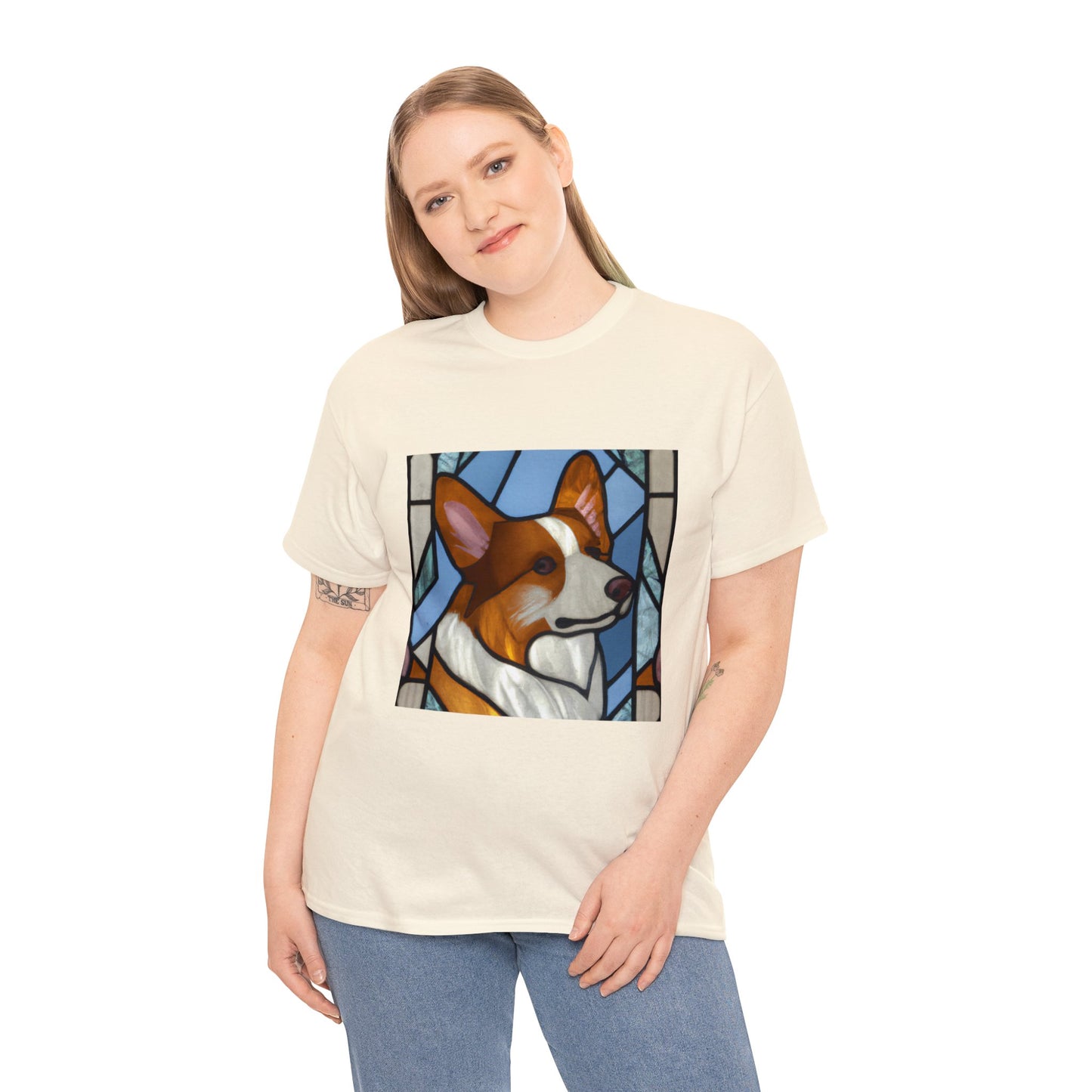 Corgi Stained Glass 2 Tshirt