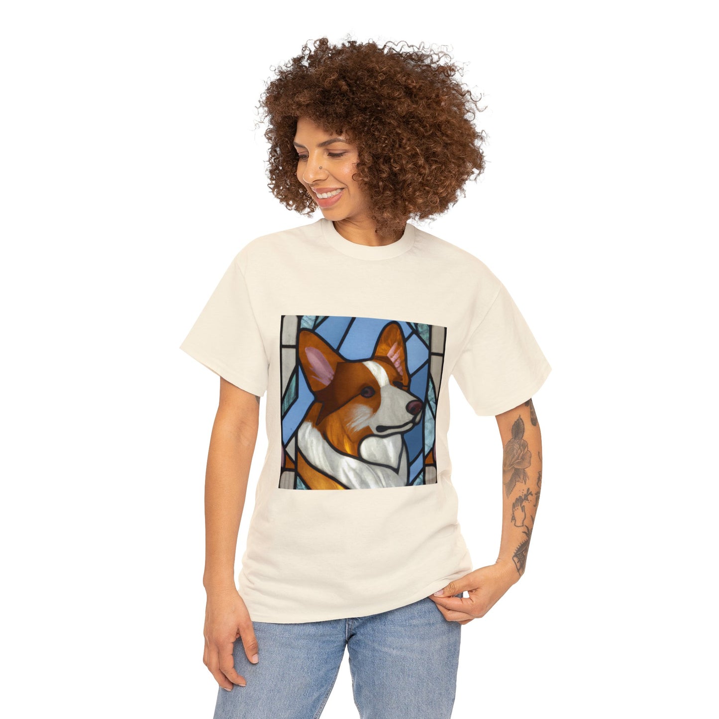 Corgi Stained Glass 2 Tshirt