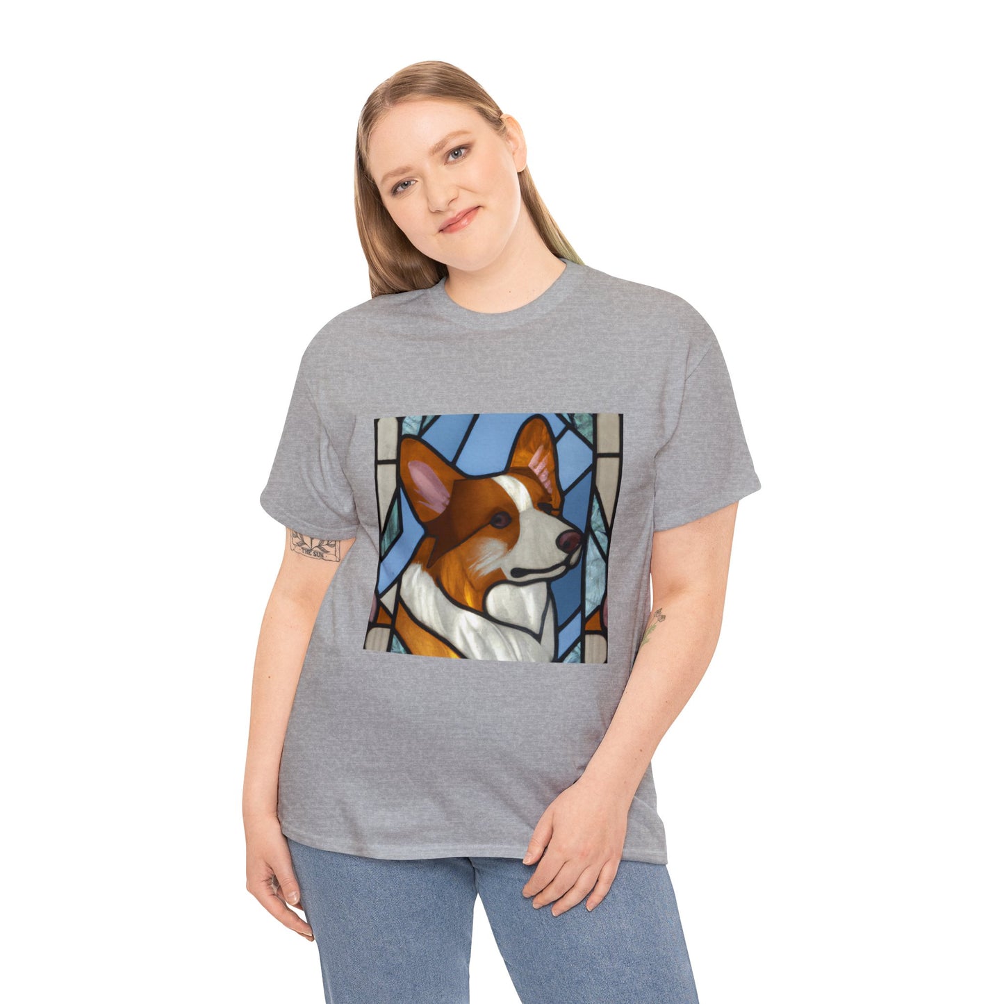 Corgi Stained Glass 2 Tshirt