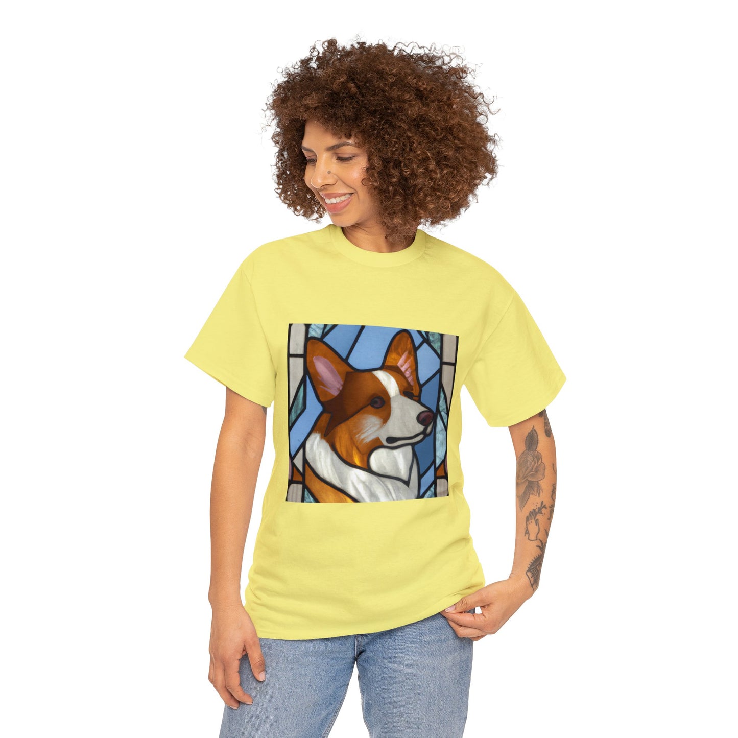 Corgi Stained Glass 2 Tshirt