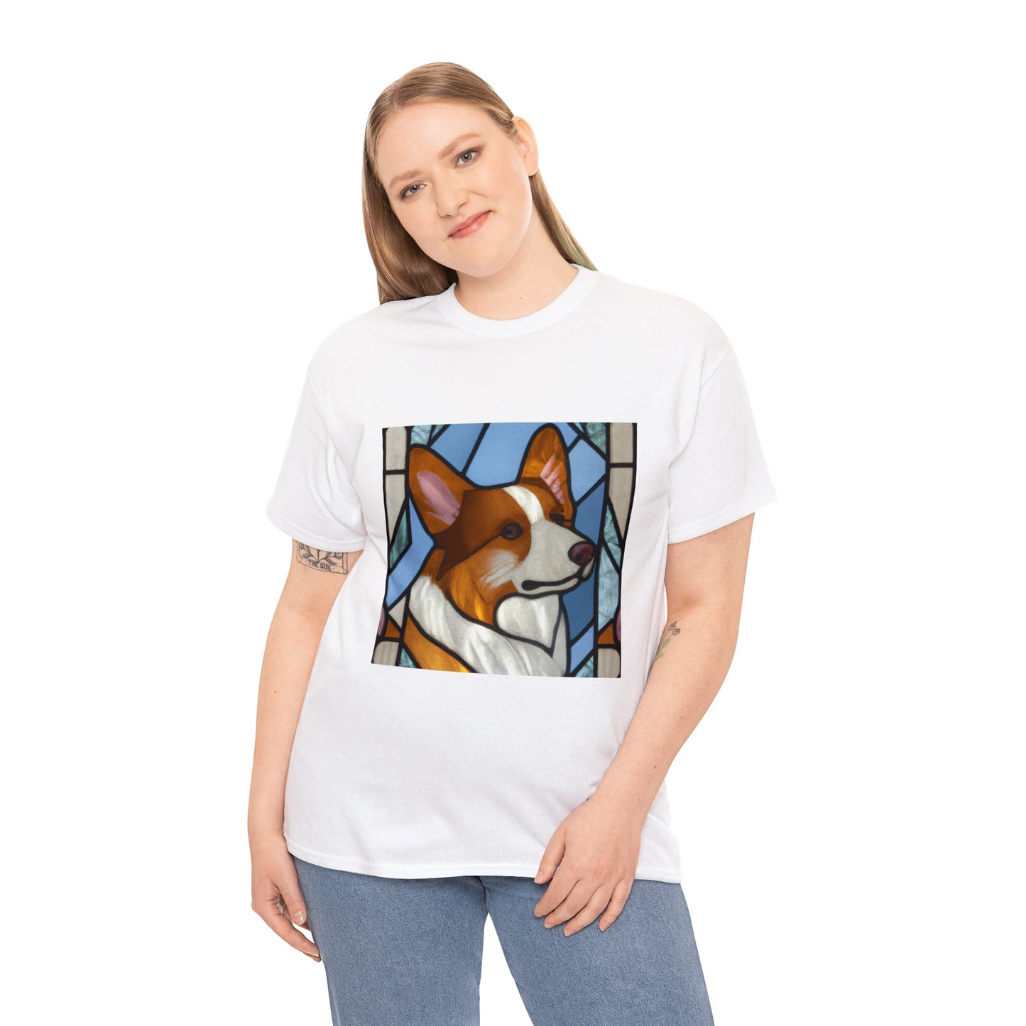 Corgi Stained Glass 2 Tshirt