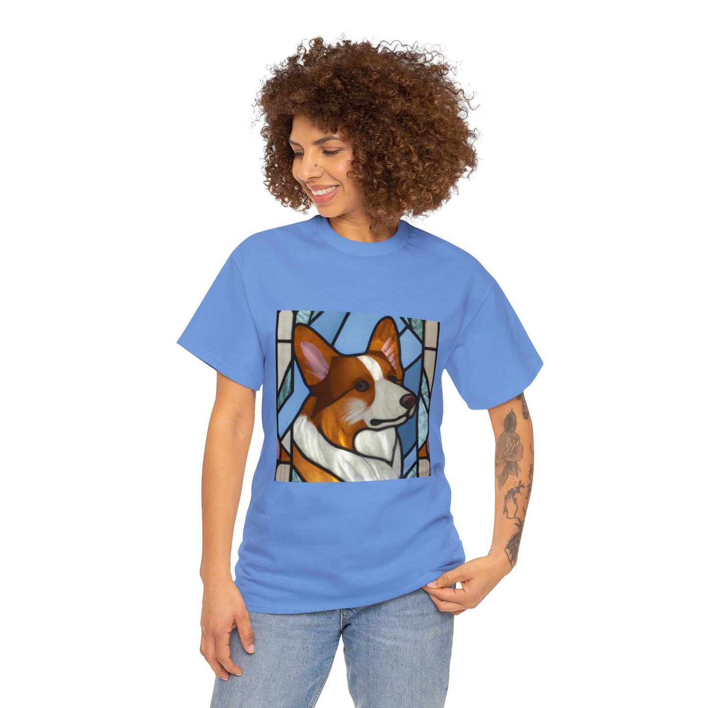 Corgi Stained Glass 2 Tshirt