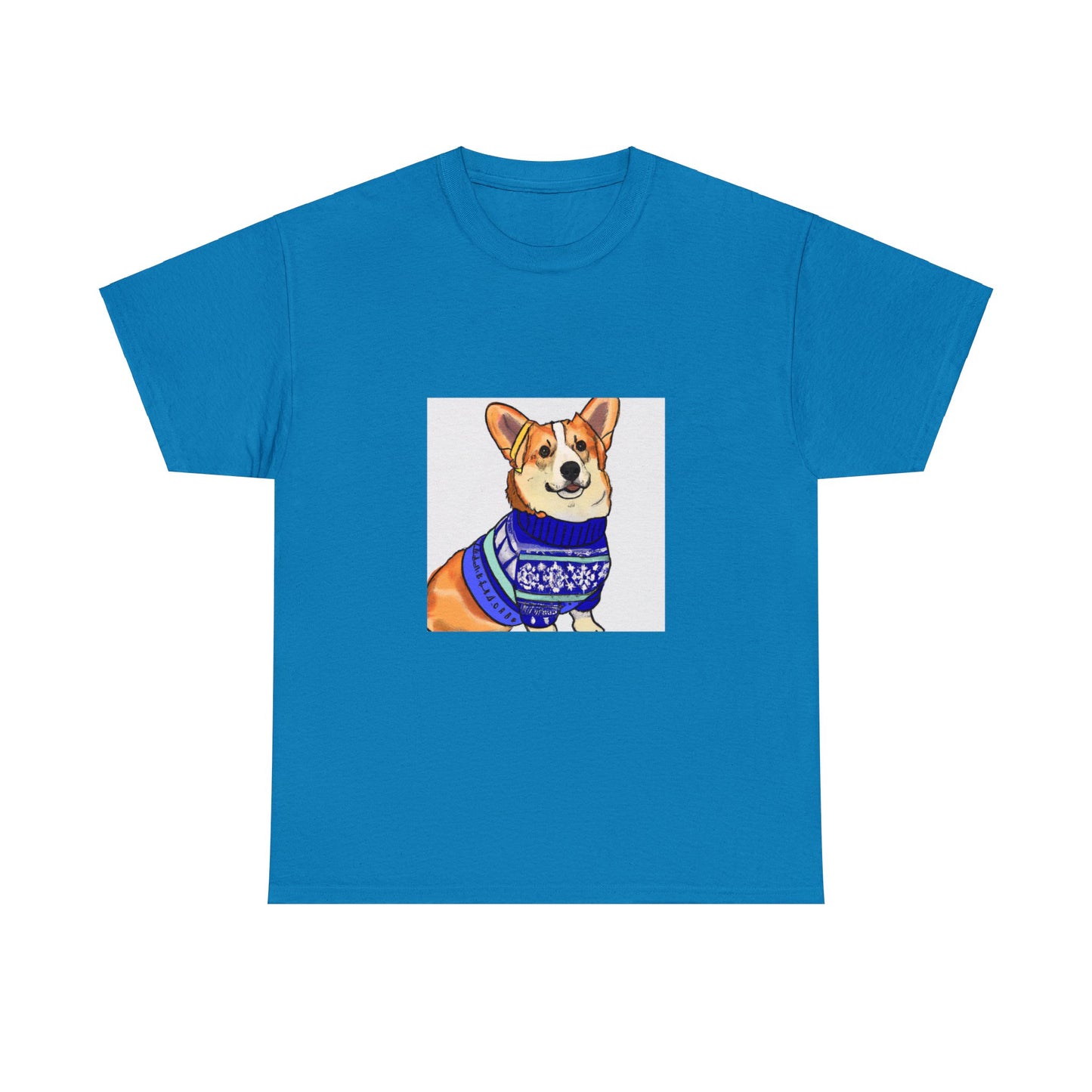 Corgi Holiday Sweater Tshirt