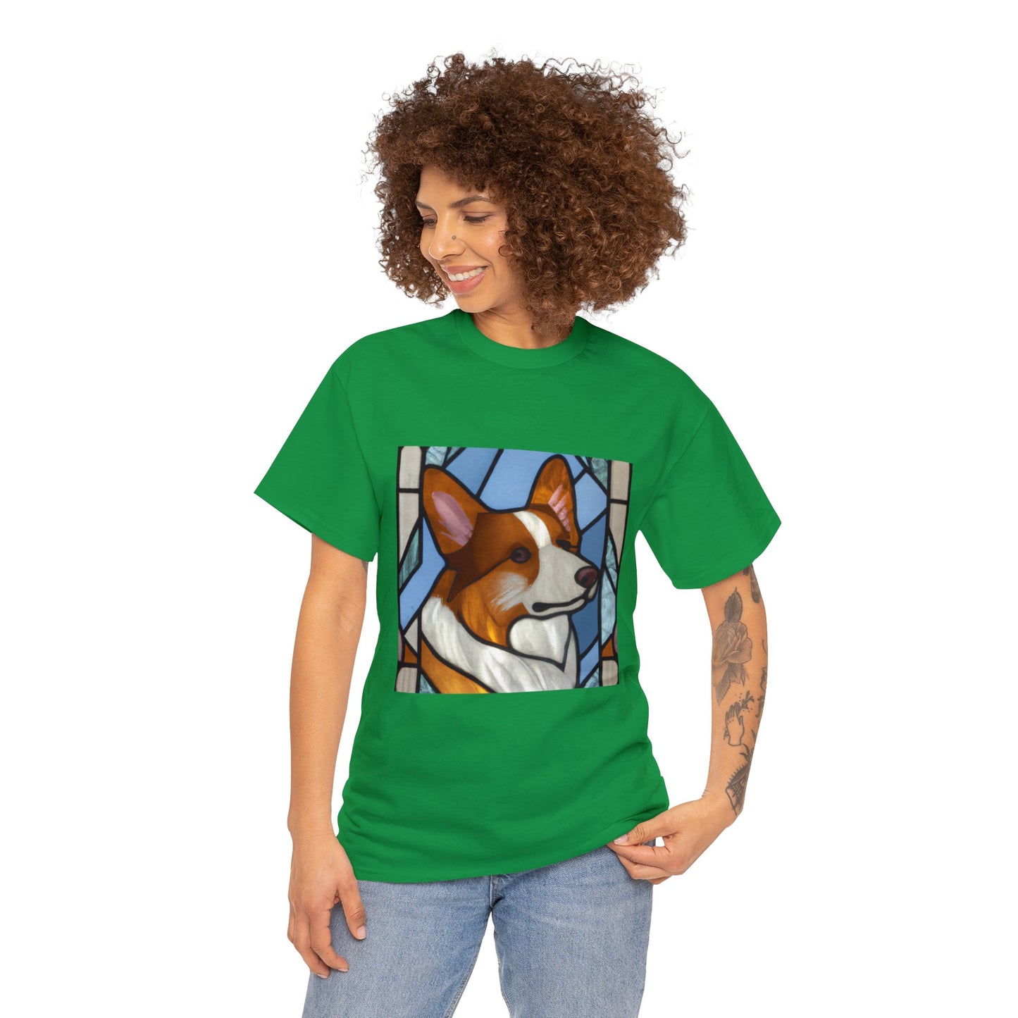 Corgi Stained Glass 2 Tshirt