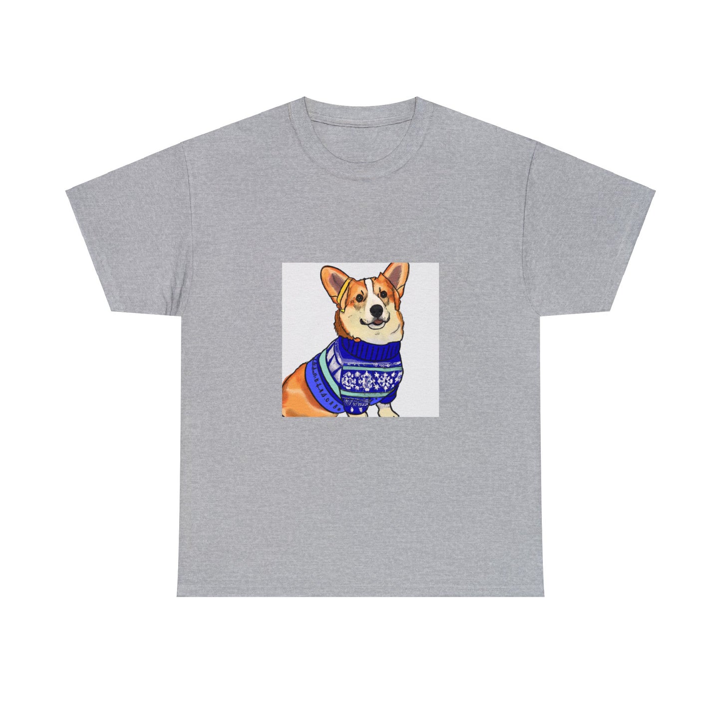 Corgi Holiday Sweater Tshirt