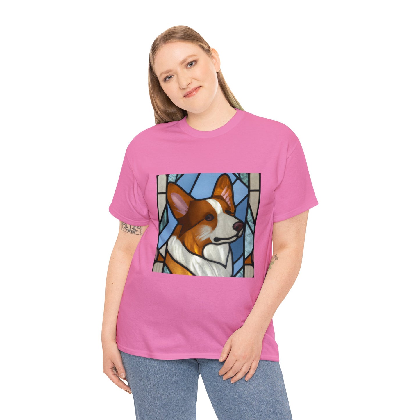 Corgi Stained Glass 2 Tshirt