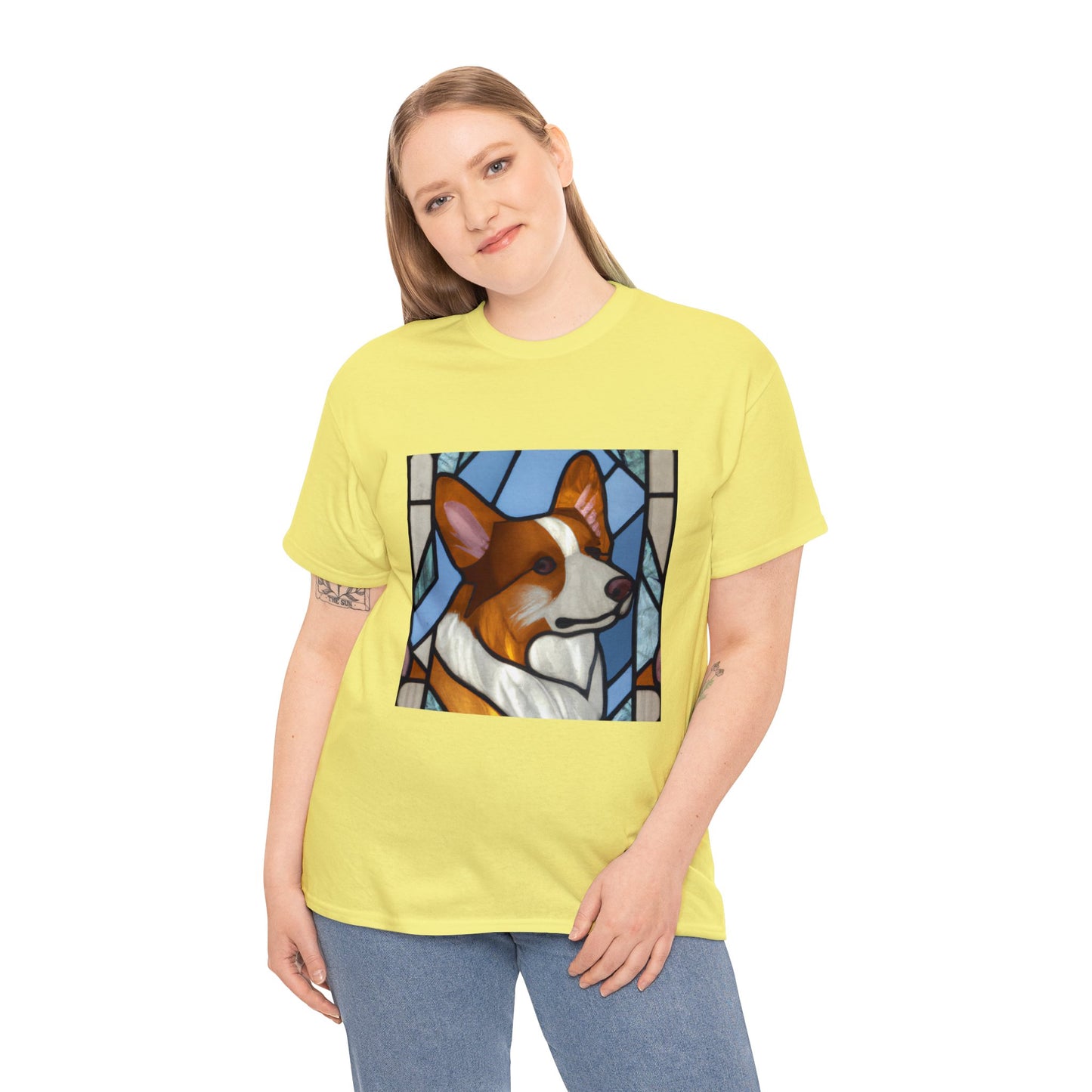 Corgi Stained Glass 2 Tshirt