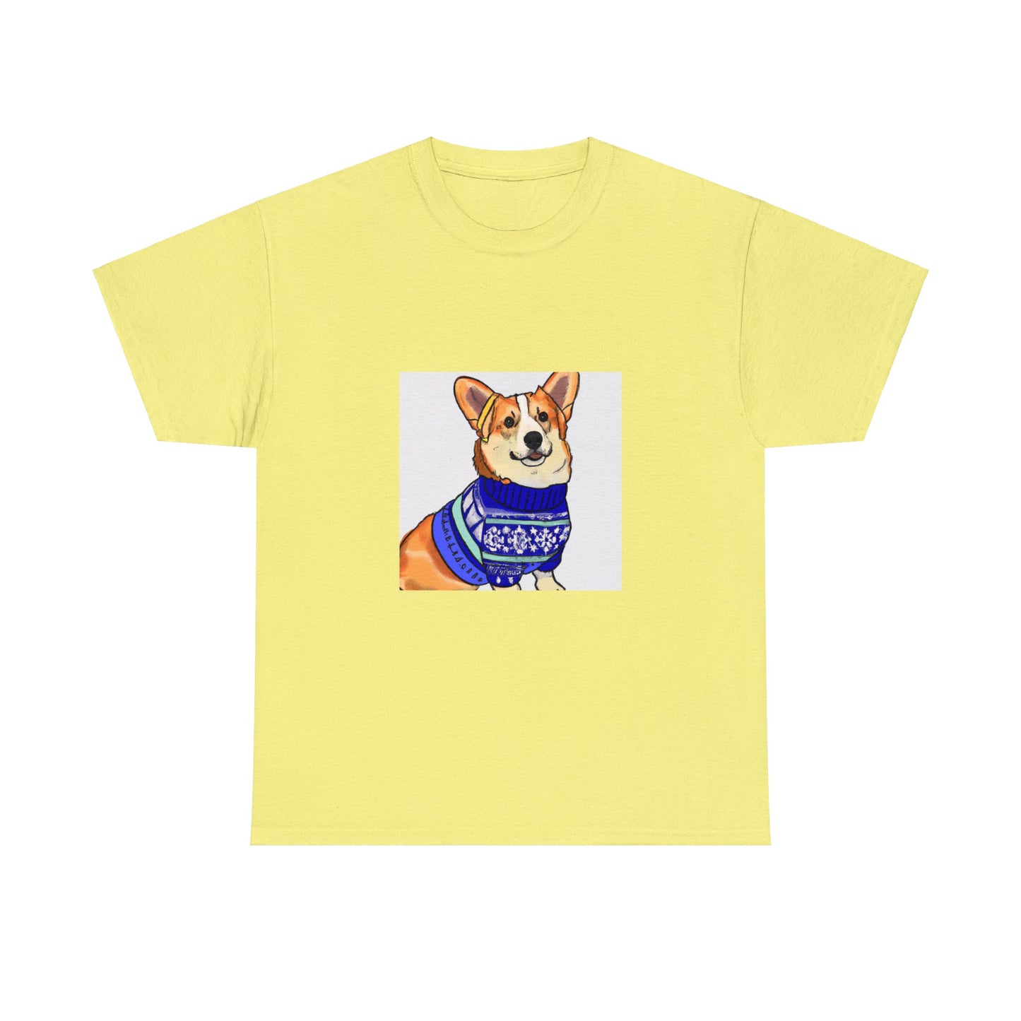 Corgi Holiday Sweater Tshirt