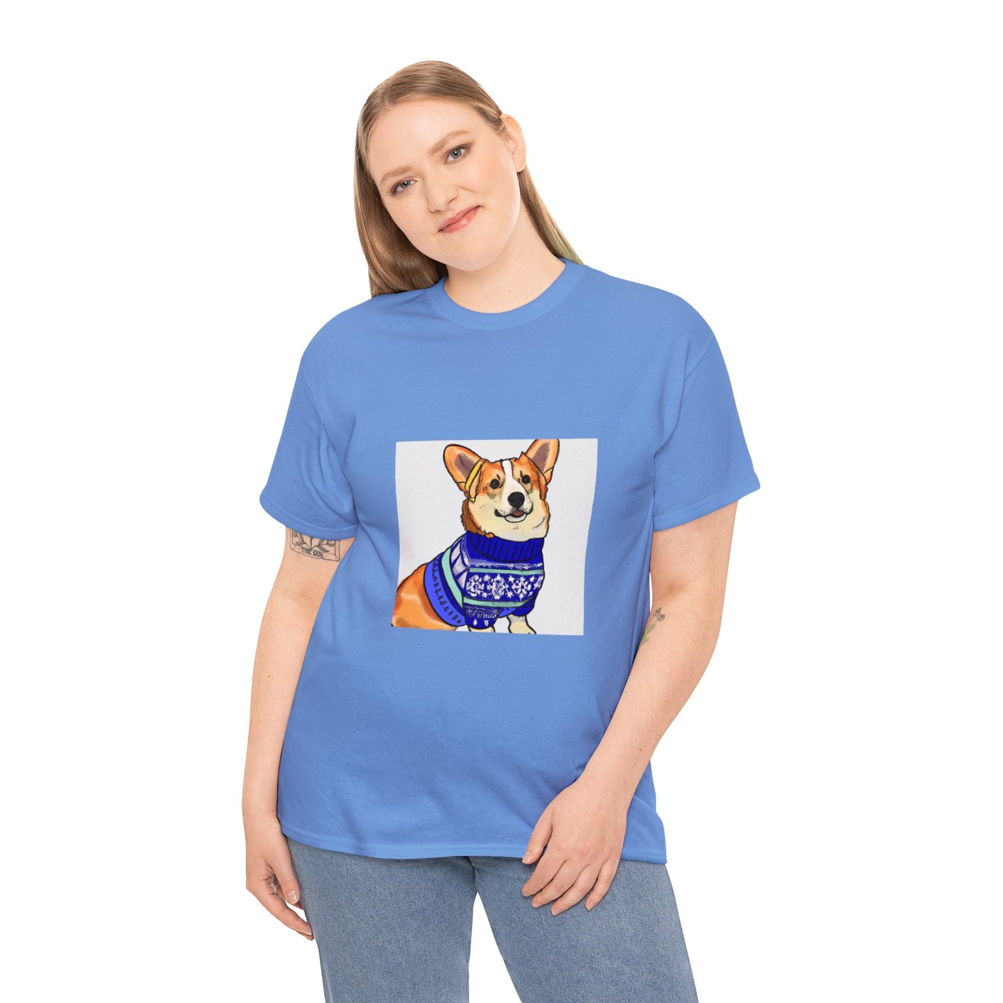 Corgi Holiday Sweater Tshirt