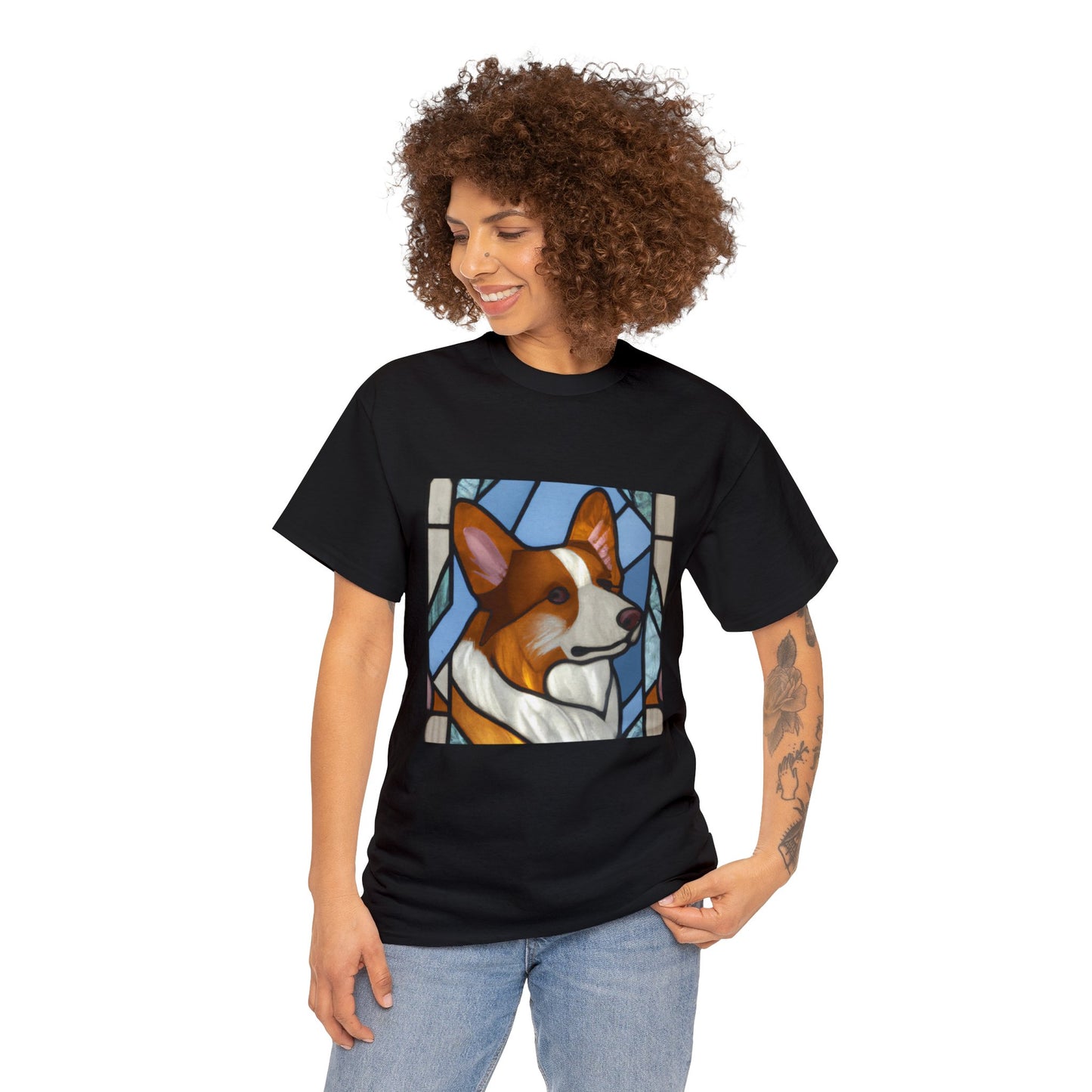 Corgi Stained Glass 2 Tshirt