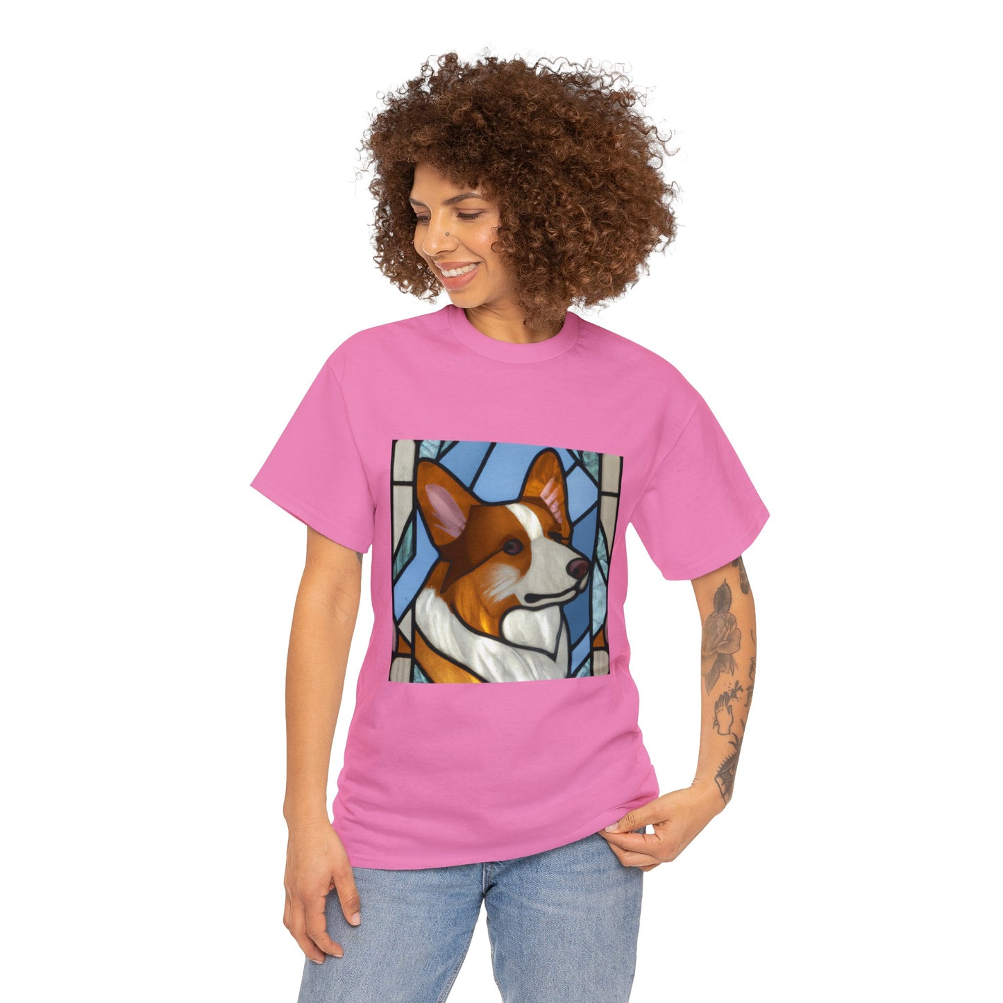 Corgi Stained Glass 2 Tshirt