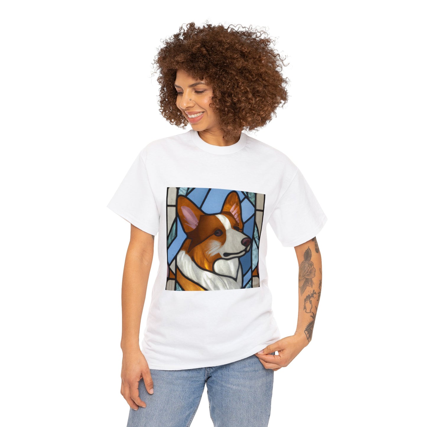 Corgi Stained Glass 2 Tshirt