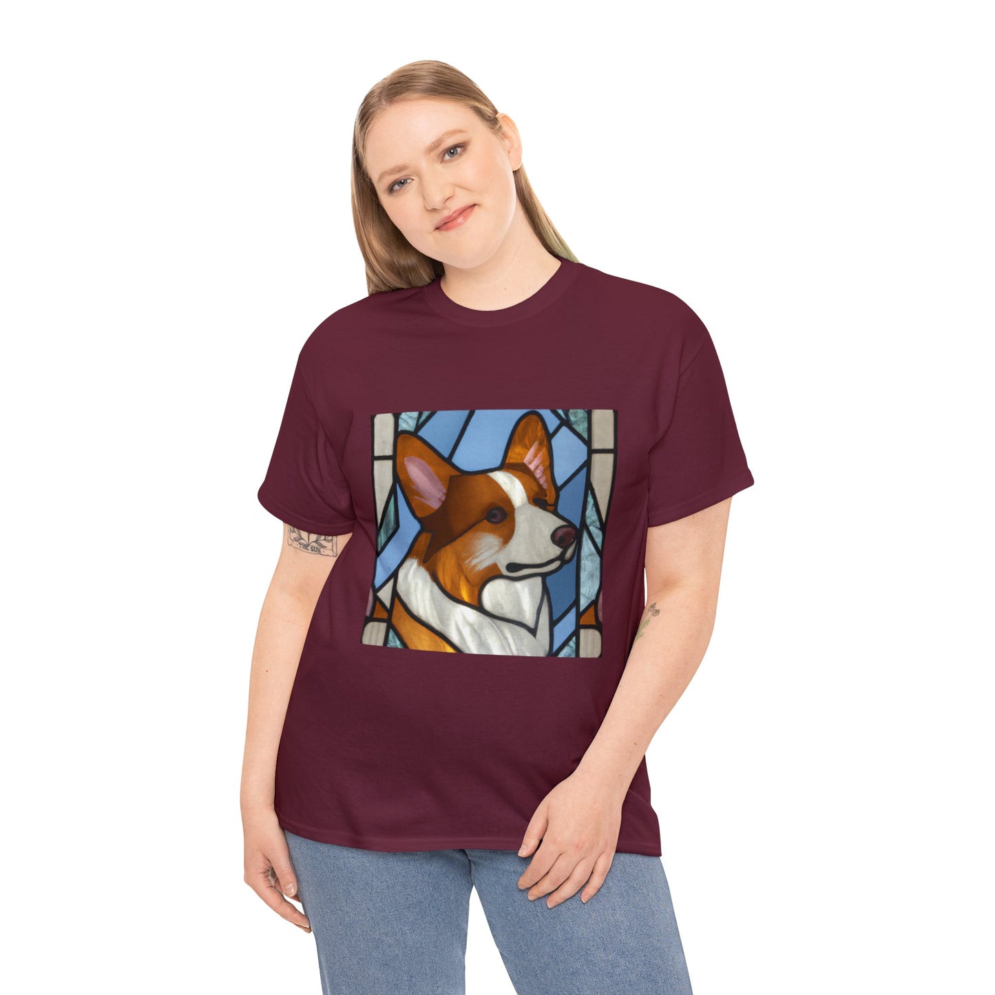 Corgi Stained Glass 2 Tshirt