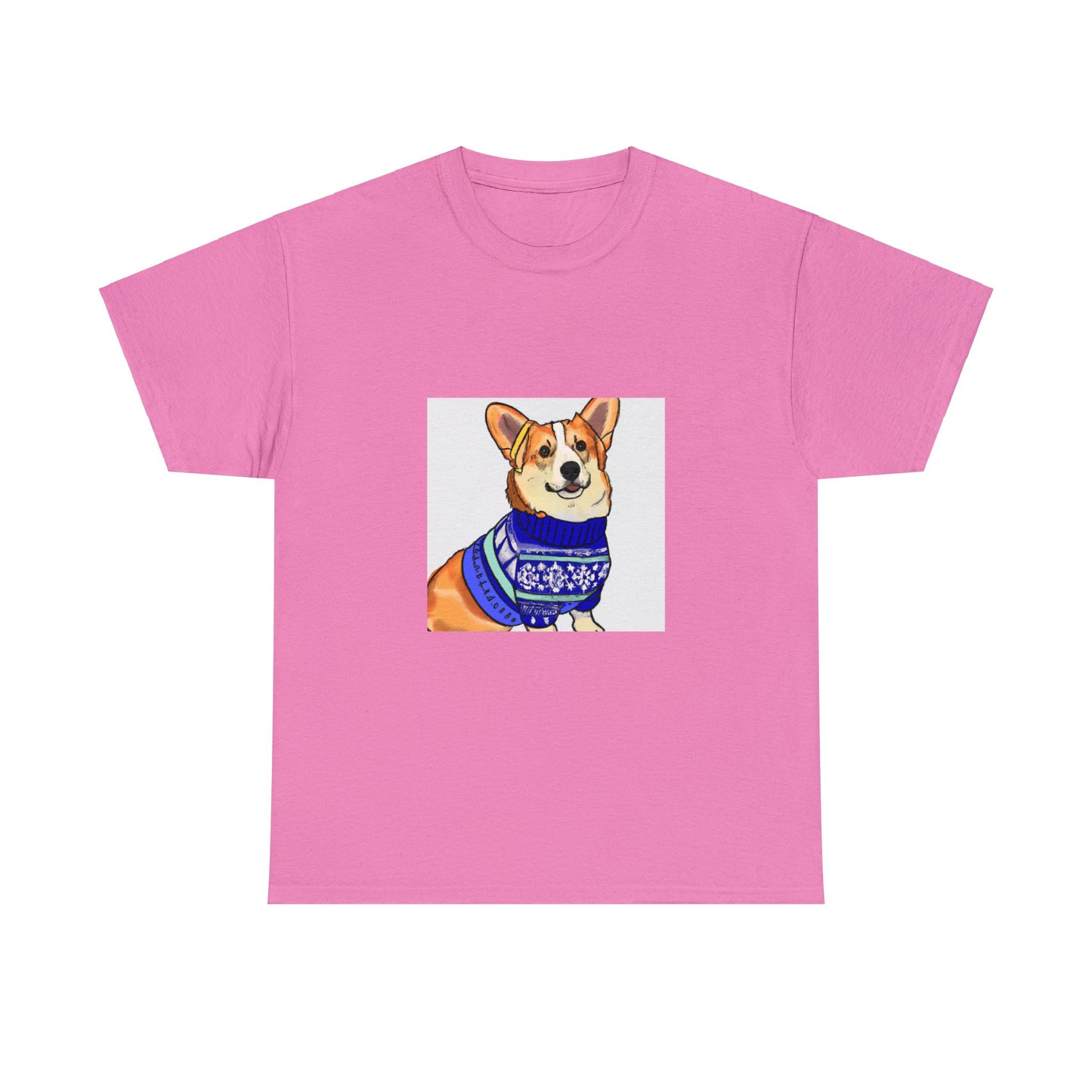 Corgi Holiday Sweater Tshirt