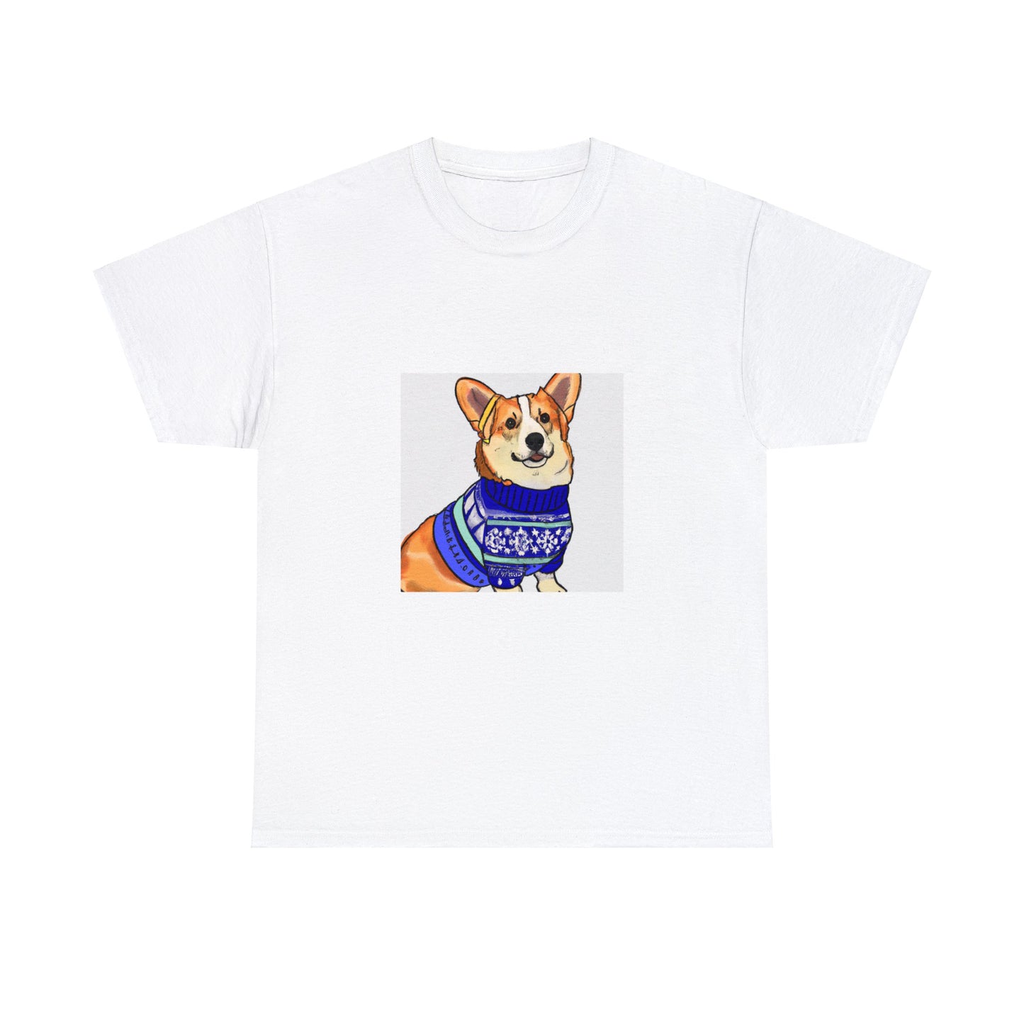 Corgi Holiday Sweater Tshirt