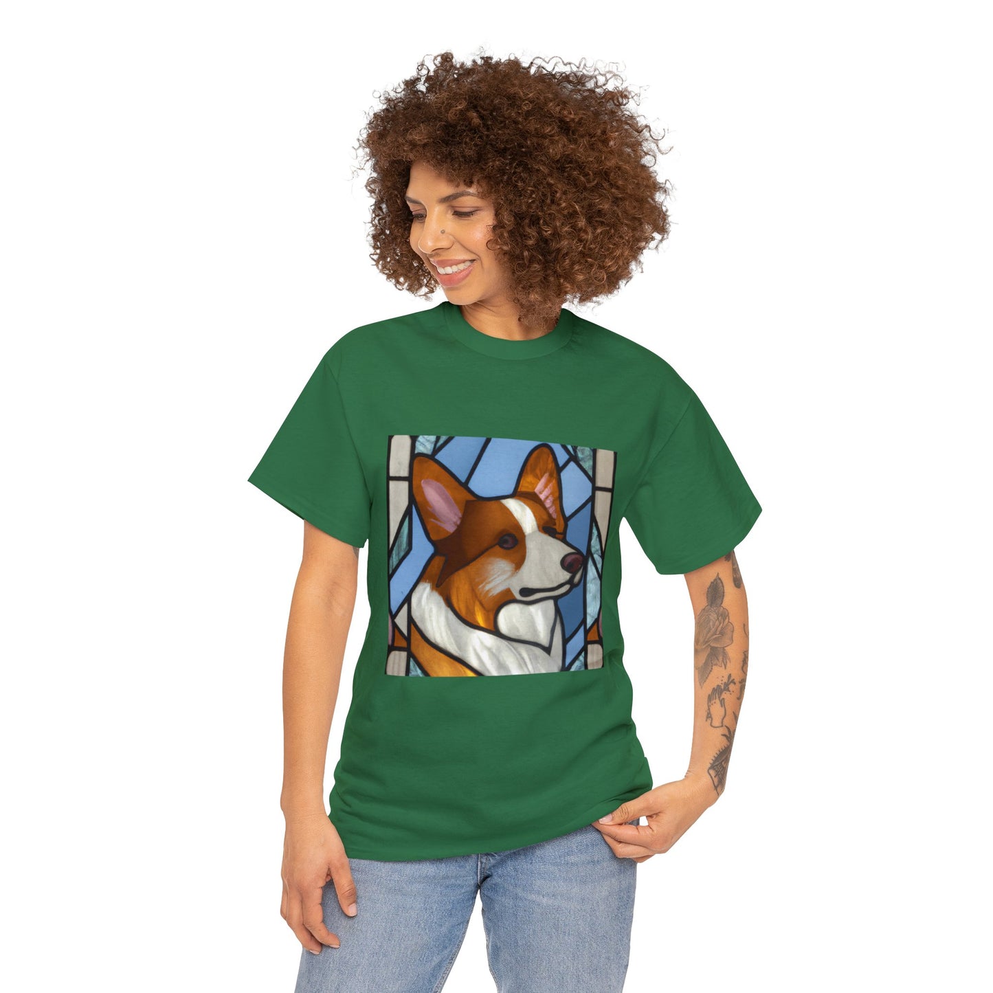 Corgi Stained Glass 2 Tshirt