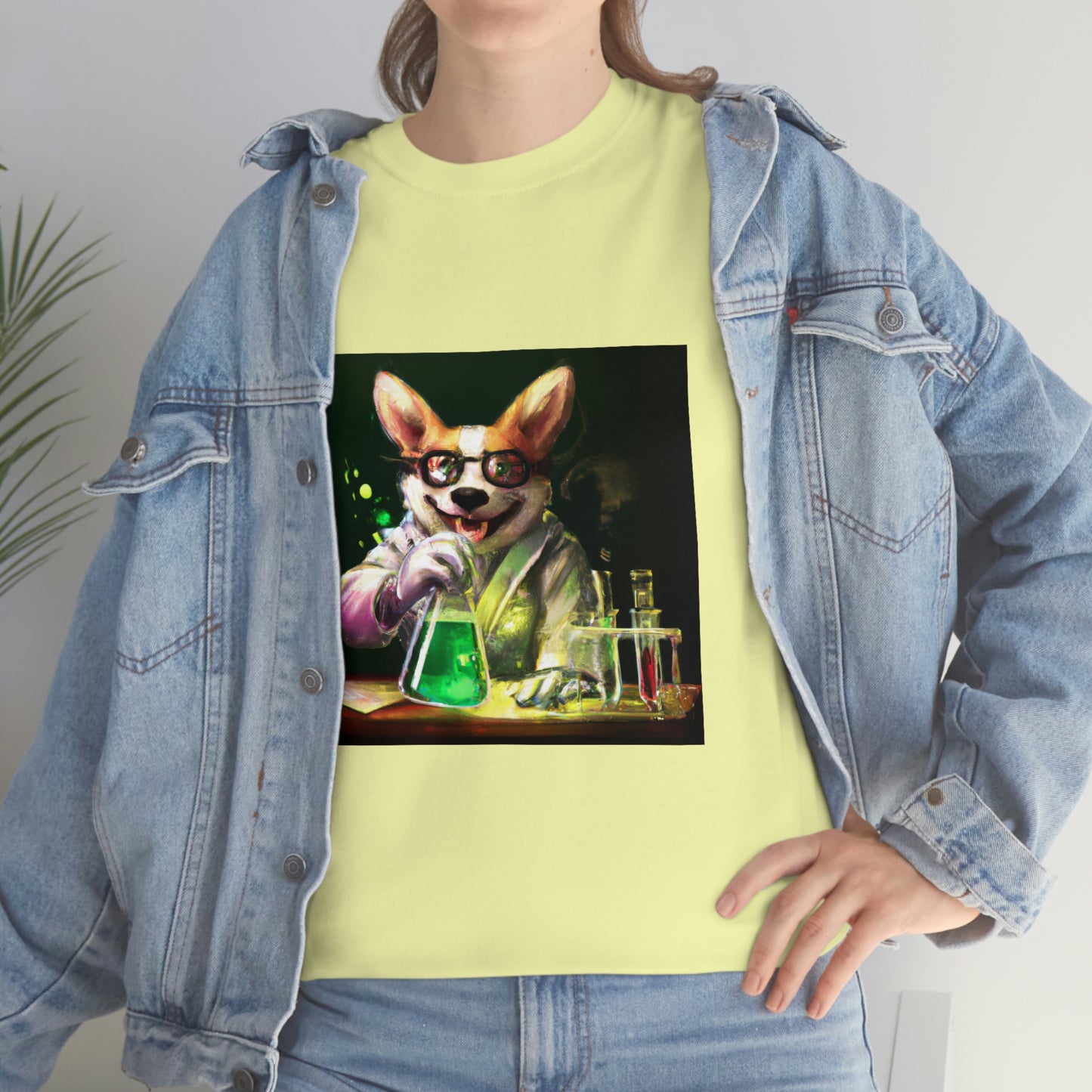 Mad Scientist Corgi Tshirt