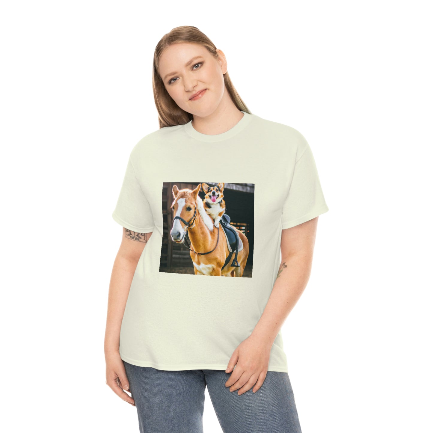 Saddle Up Short Legs Corgi Tshirt