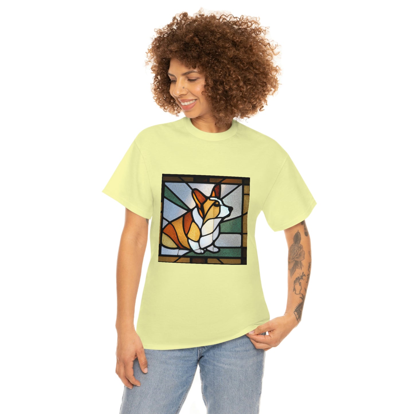 Corgi Stained Glass 3 Tshirt