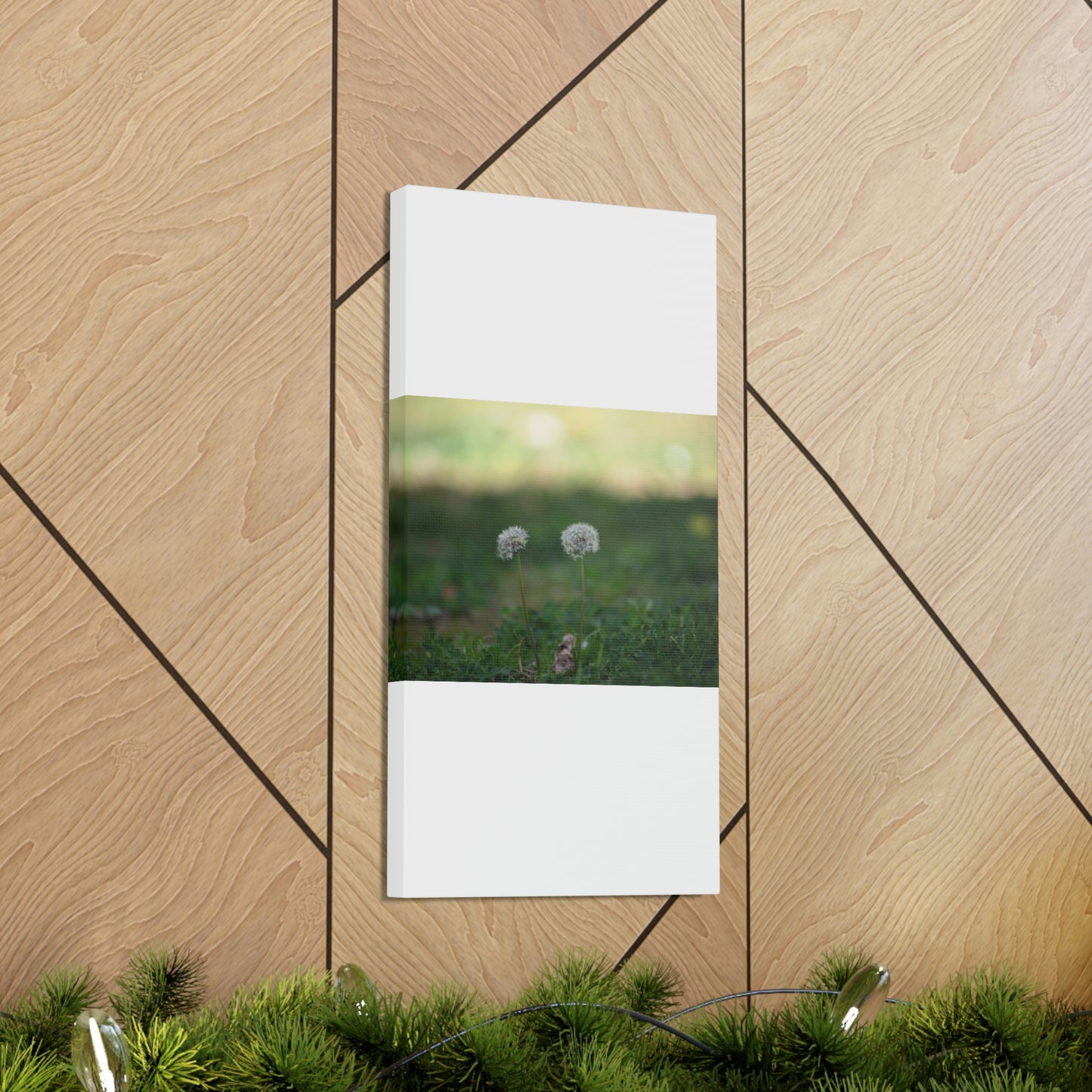 Dandelions Opposing Part 2 Canvas