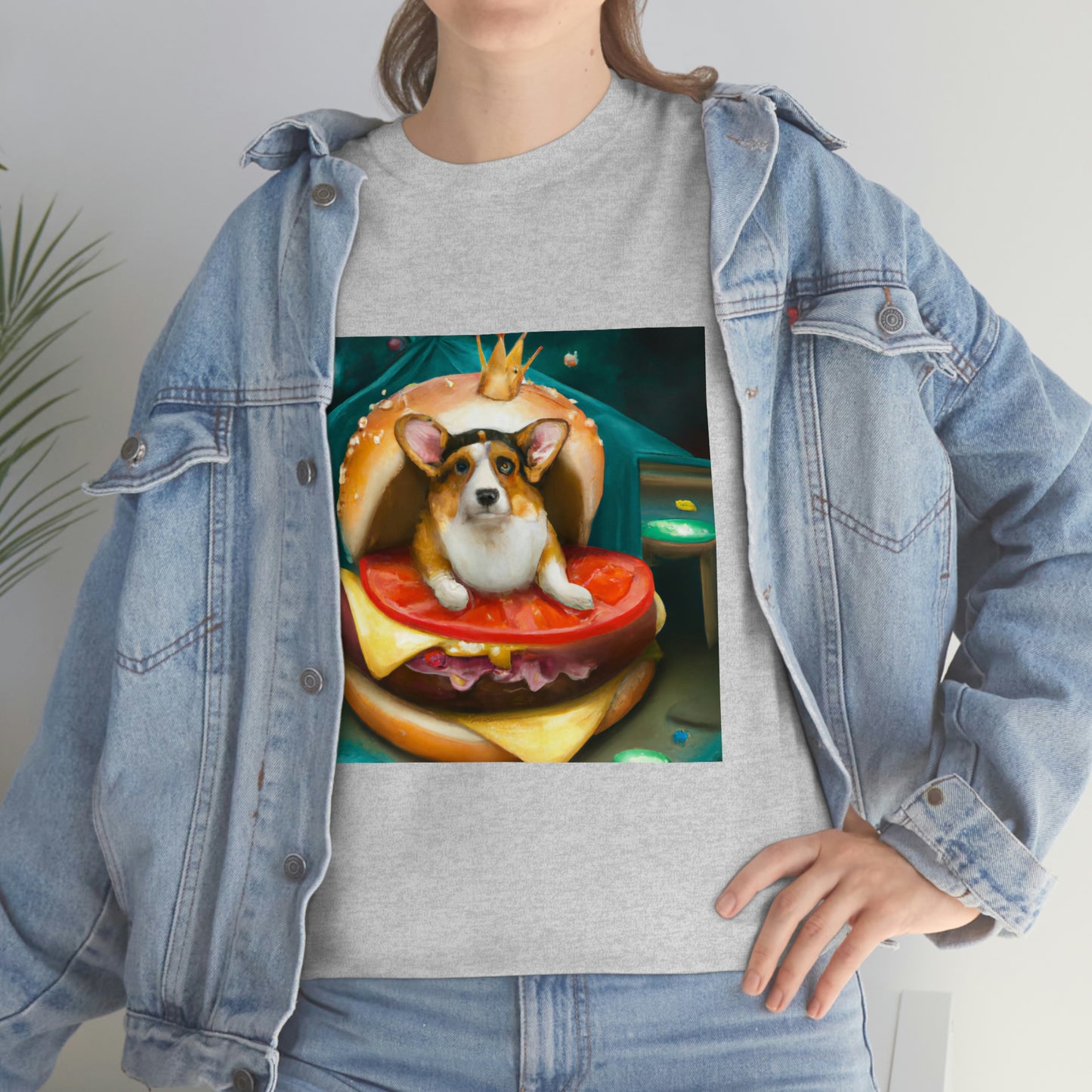 A Corgi with Cheese Please Tshirt