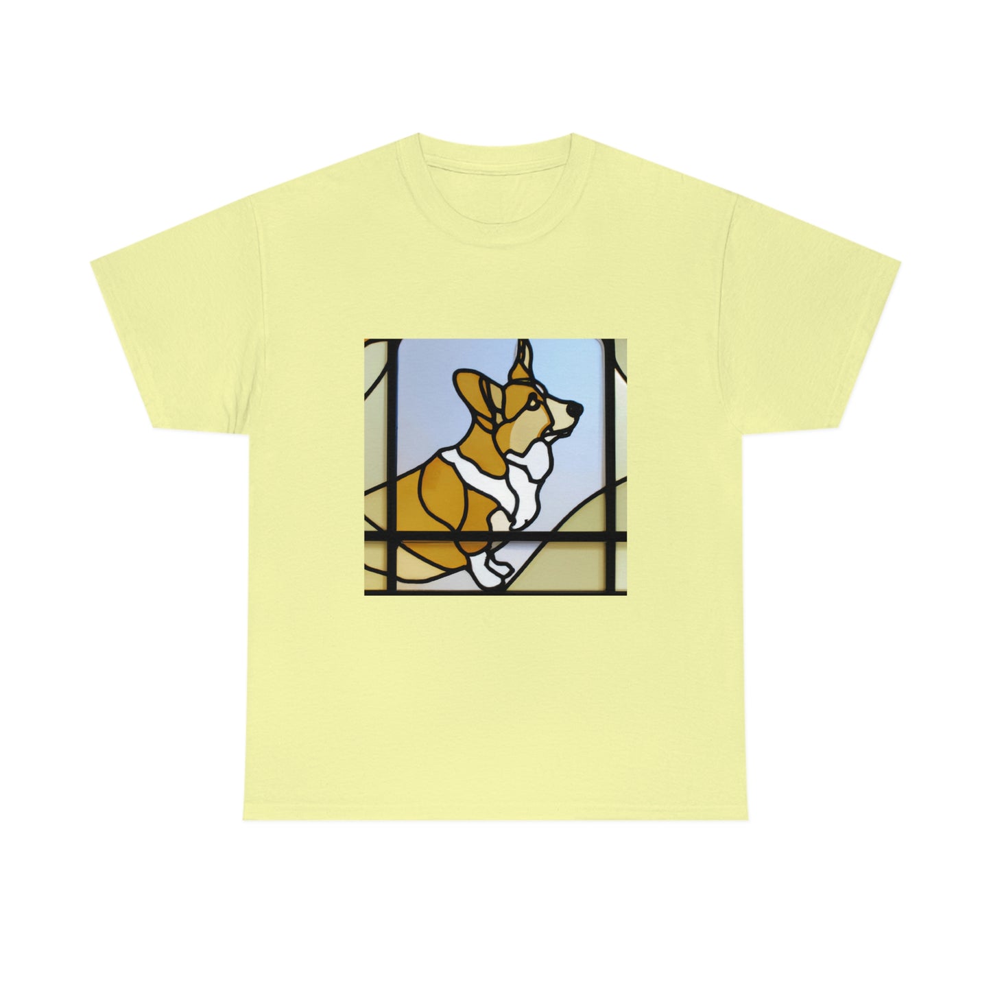 Corgi Stained Glass Tshirt