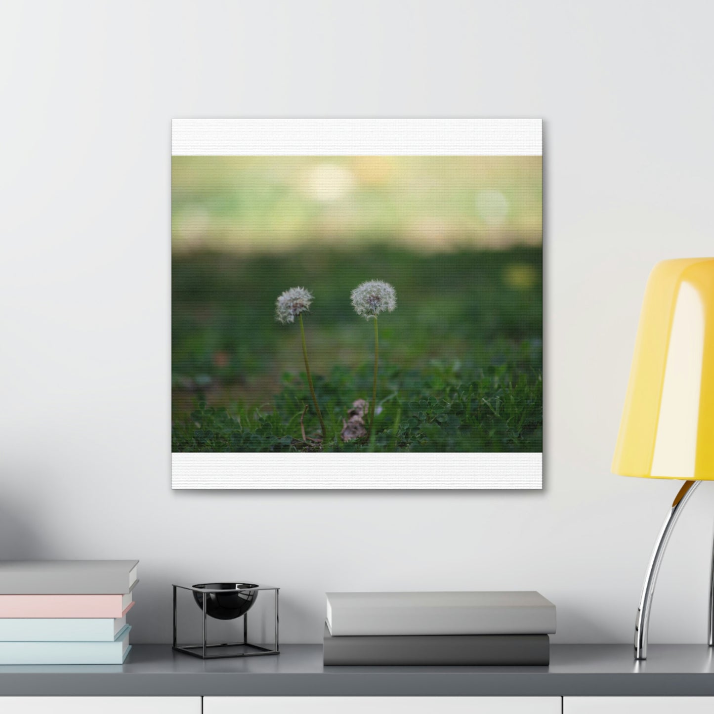 Dandelions Opposing Part 2 Canvas