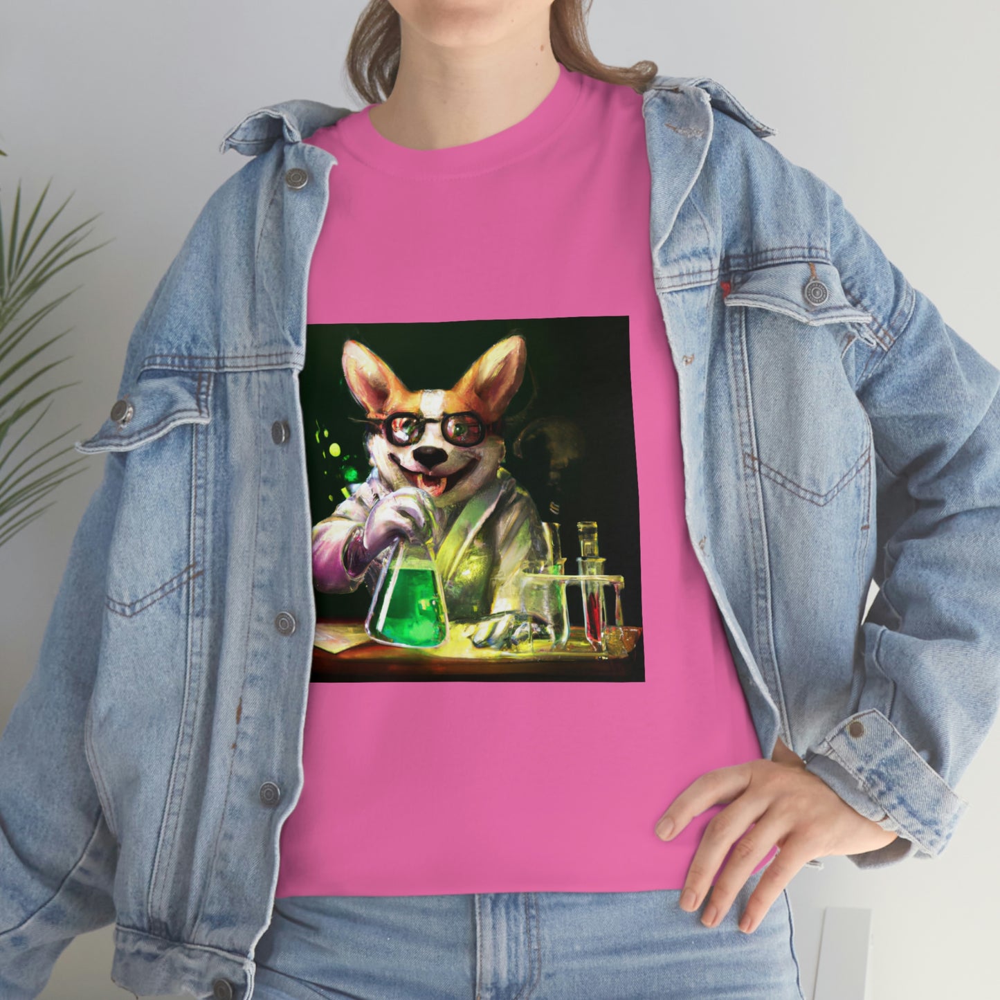 Mad Scientist Corgi Tshirt