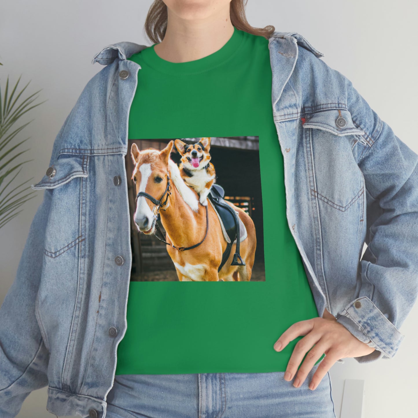 Saddle Up Short Legs Corgi Tshirt