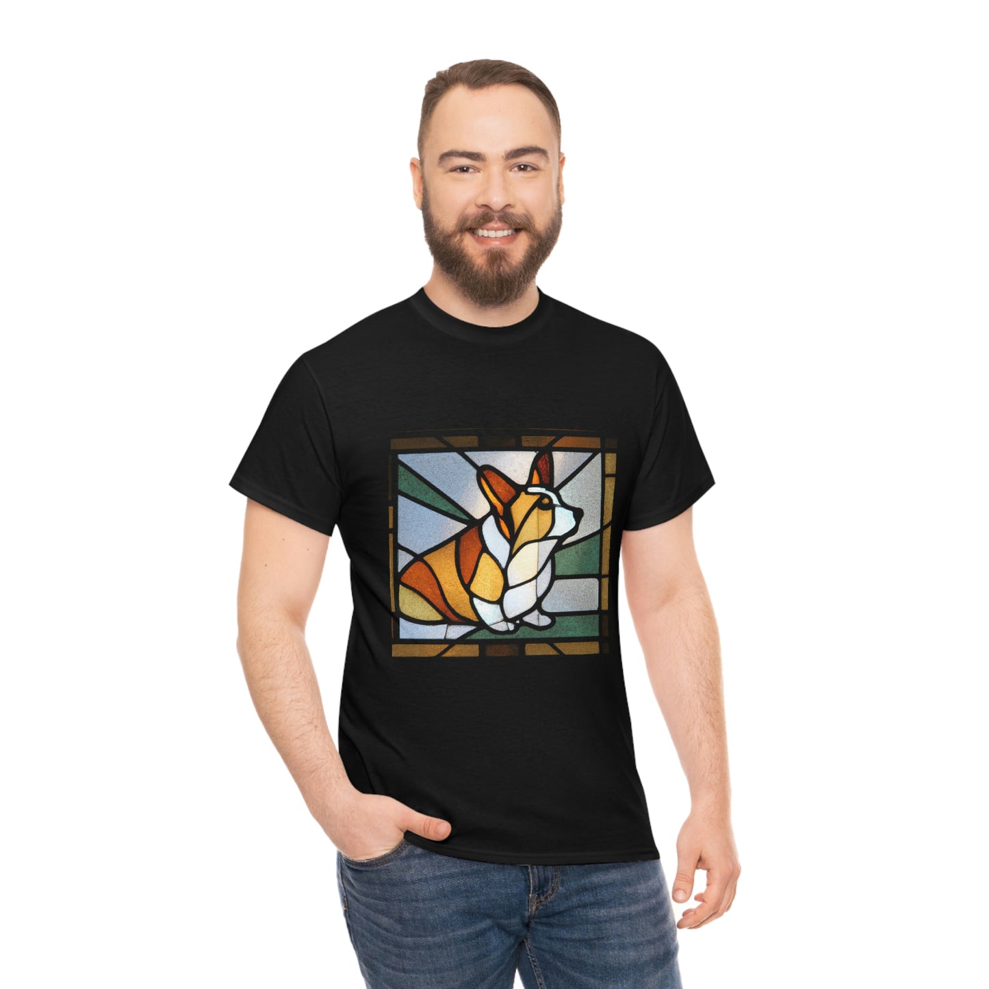 Corgi Stained Glass 3 Tshirt