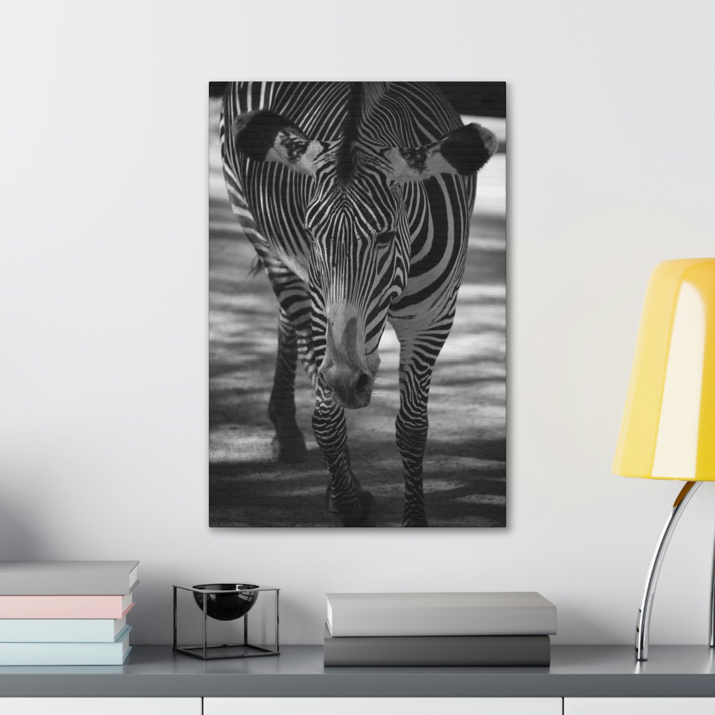 Zebra Walking Canvas