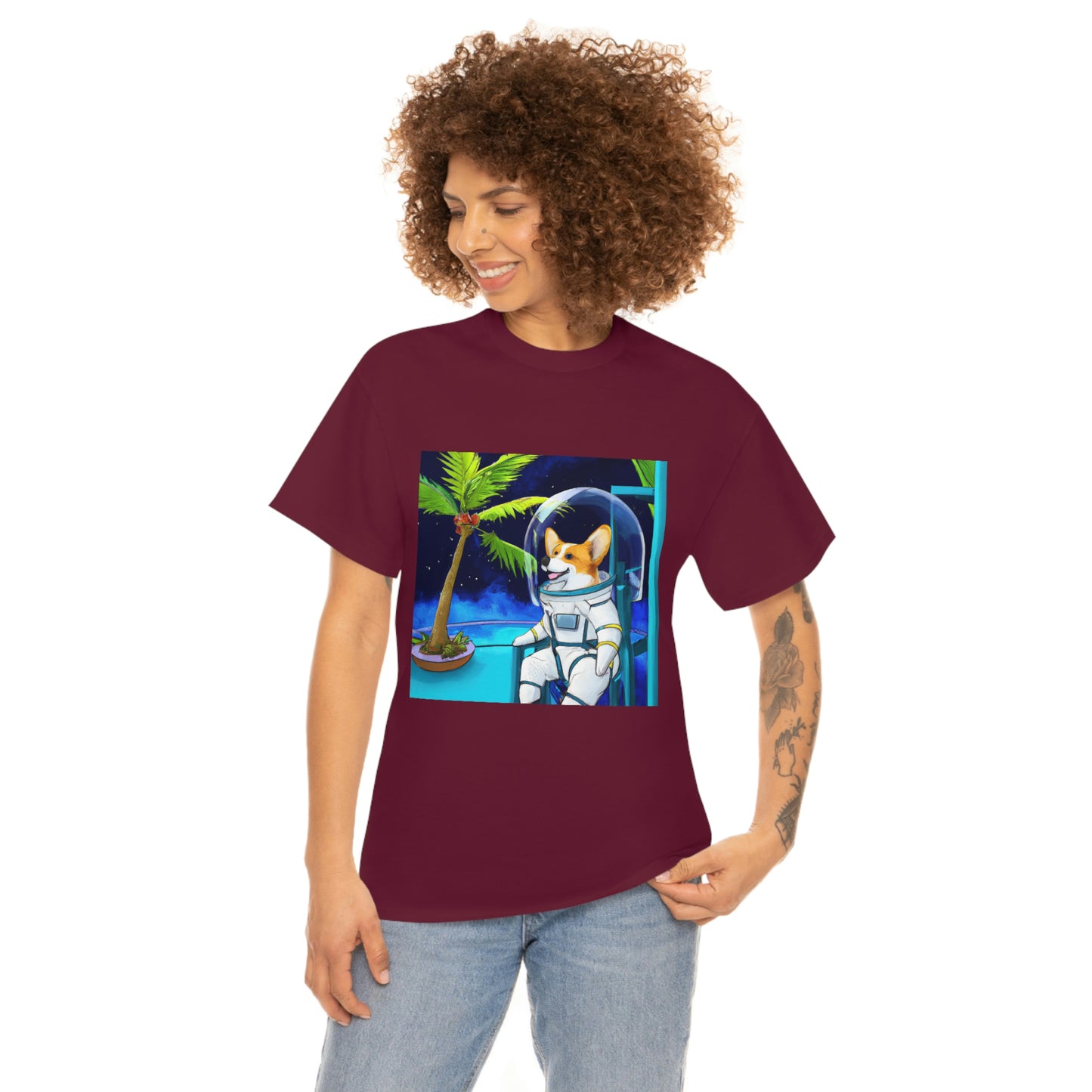 Corgi Spaceman Tshirt