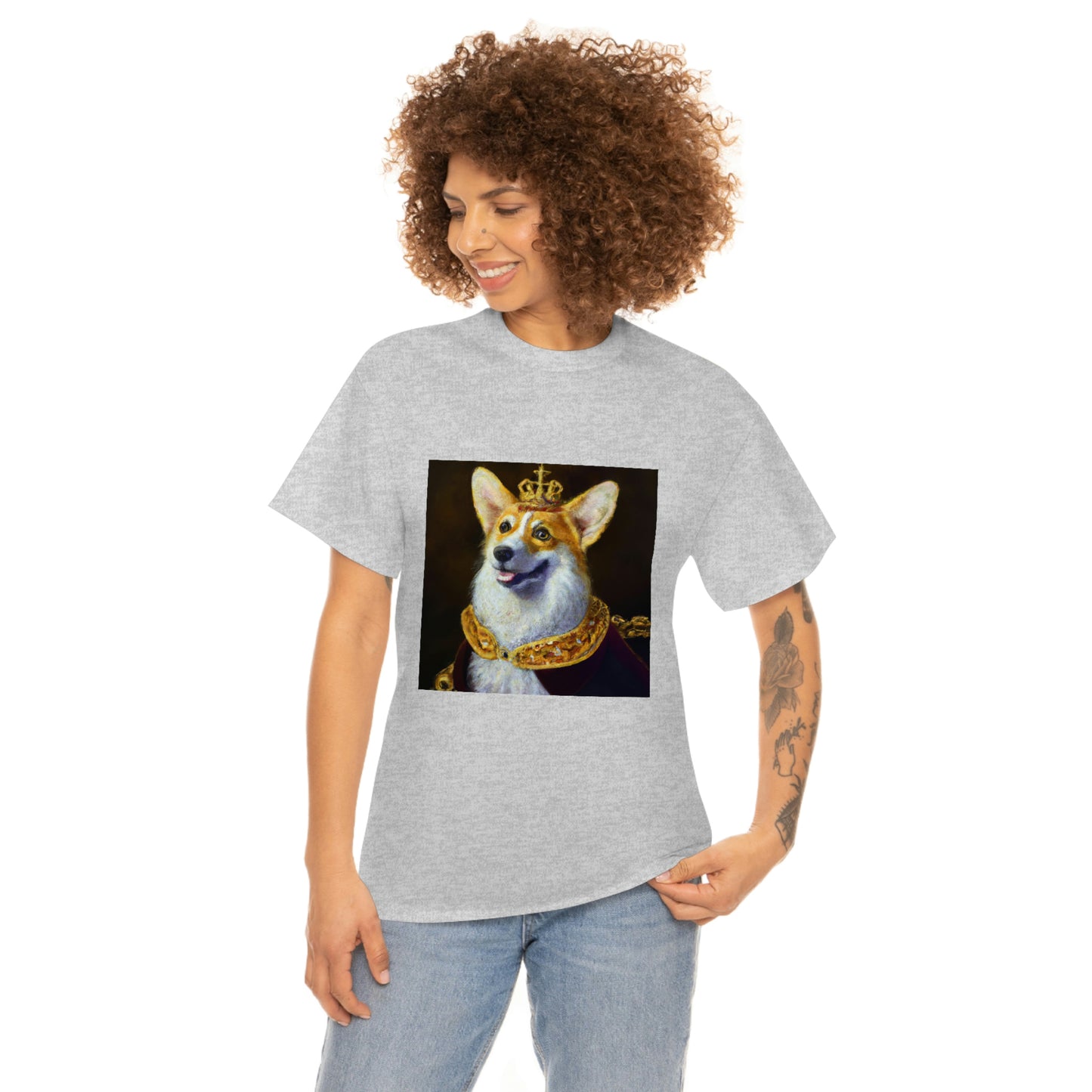 Kneel Before the Chonk Corgi Tshirt