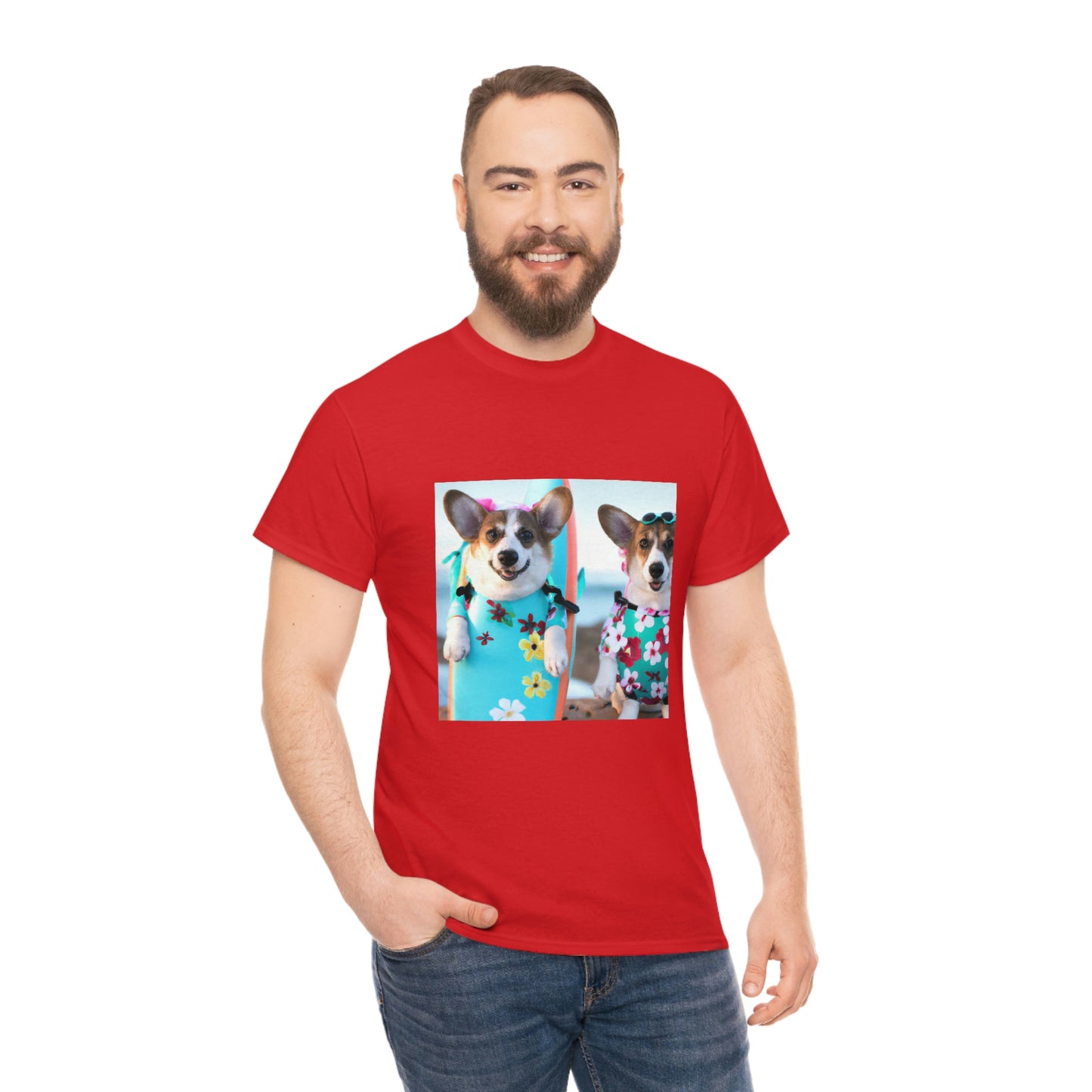 Surf'n USA Corgi Tshirt