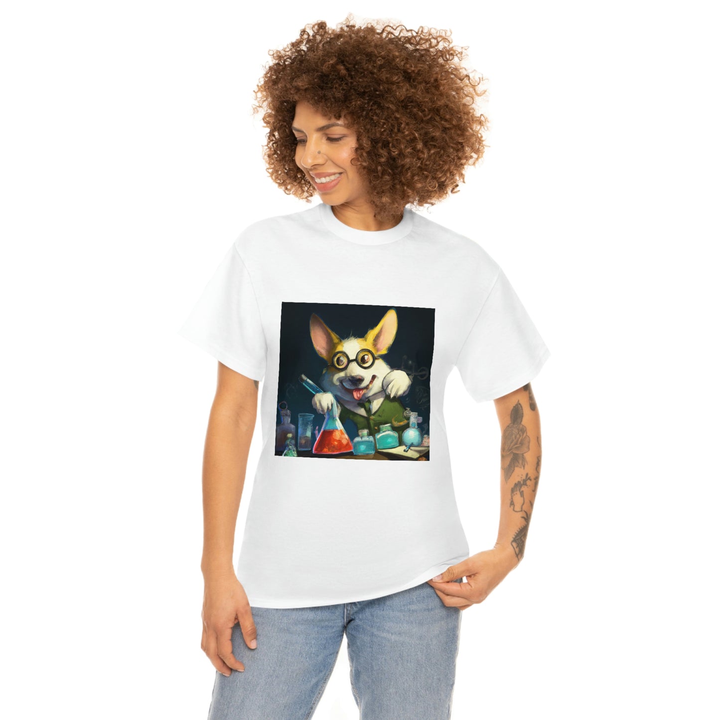 Making Fluffy Potion Corgi Tshirt