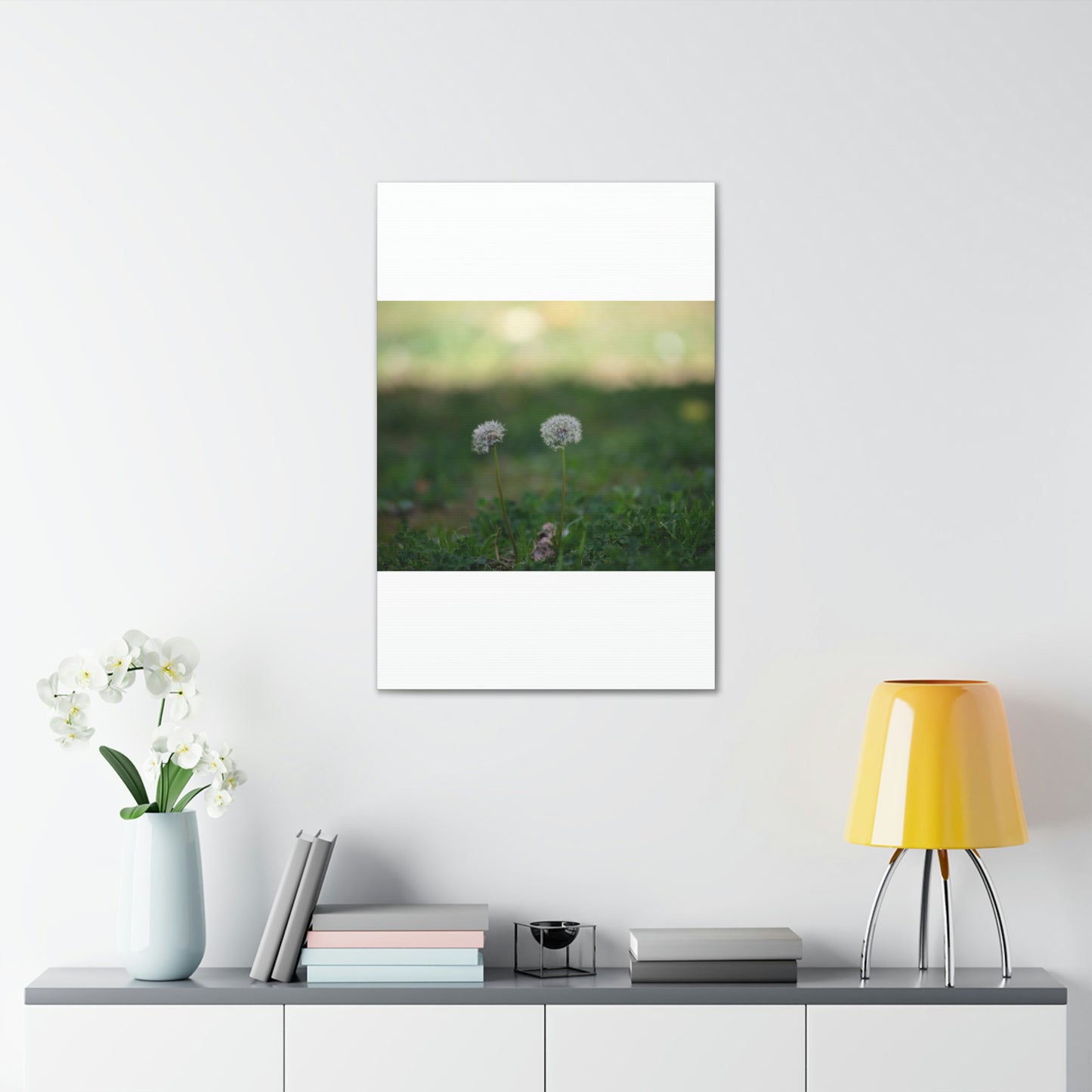 Dandelions Opposing Part 2 Canvas