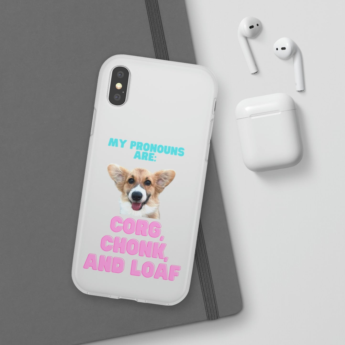 Corgi Pronoun Phone Case