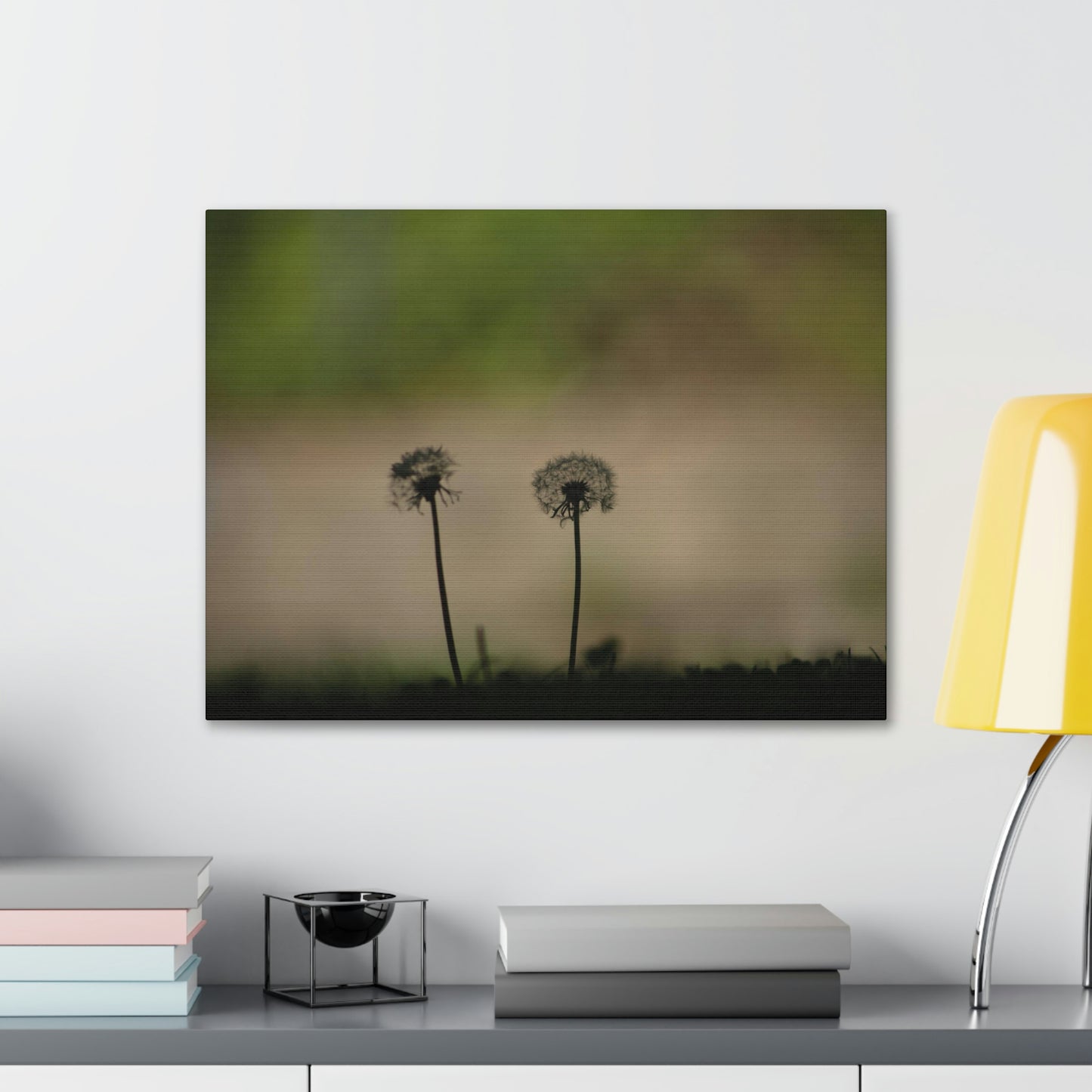 Dandelions Opposing Part 1 Canvas