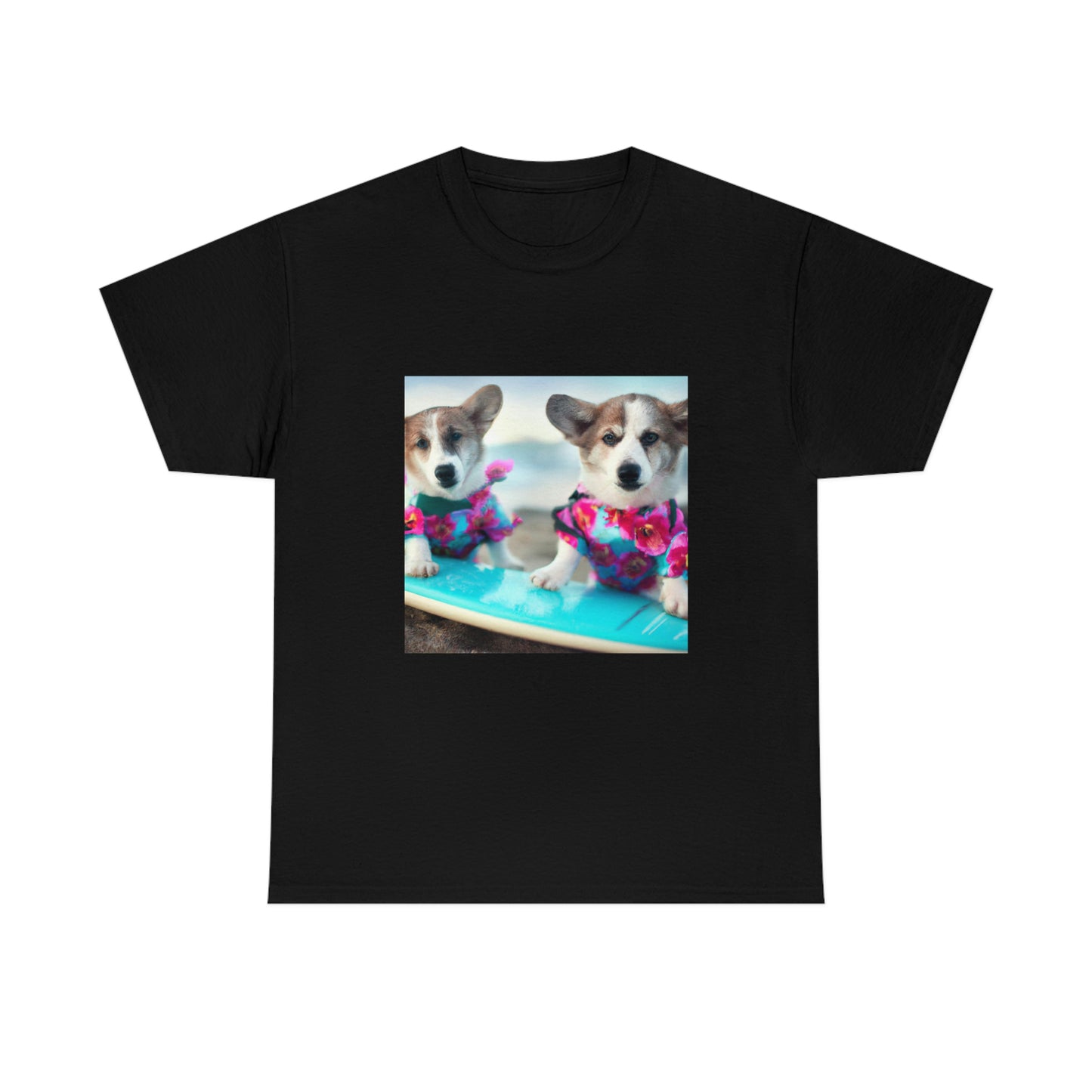 Surfs Up Corgi Tshirt