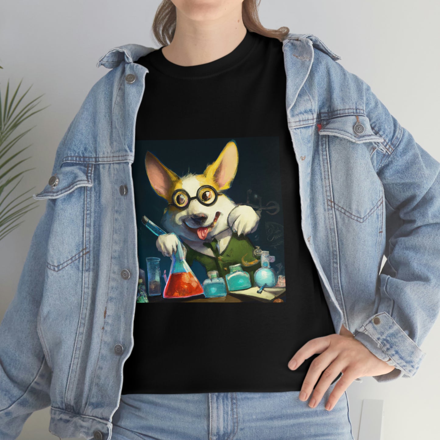 Making Fluffy Potion Corgi Tshirt