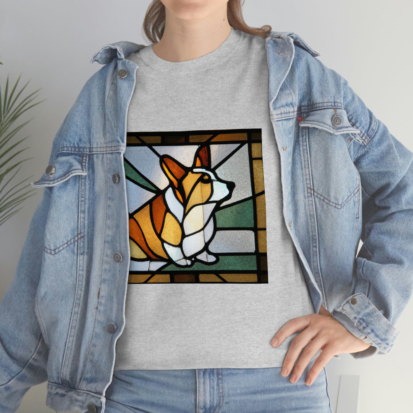 Corgi Stained Glass 3 Tshirt