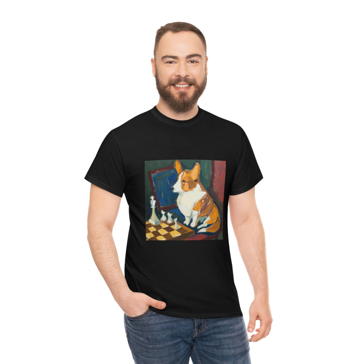 Checkmate in Three Corgi Tshirt