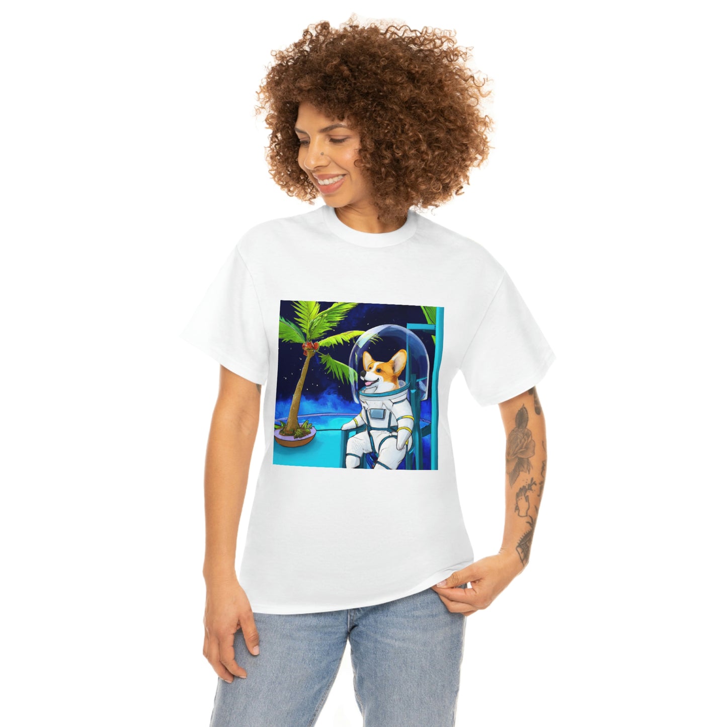 Corgi Spaceman Tshirt