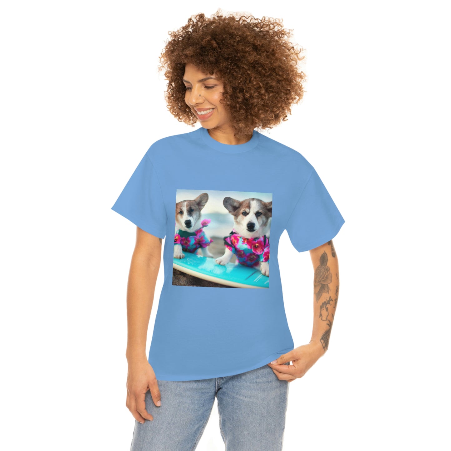 Surfs Up Corgi Tshirt