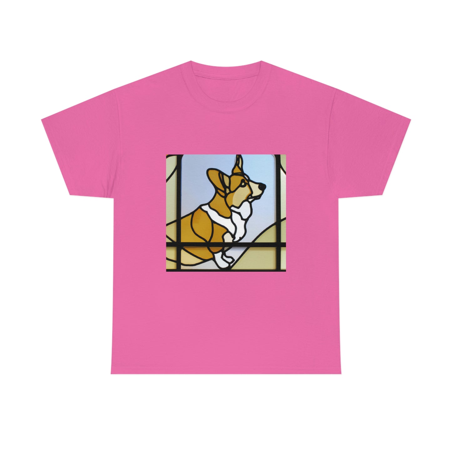 Corgi Stained Glass Tshirt