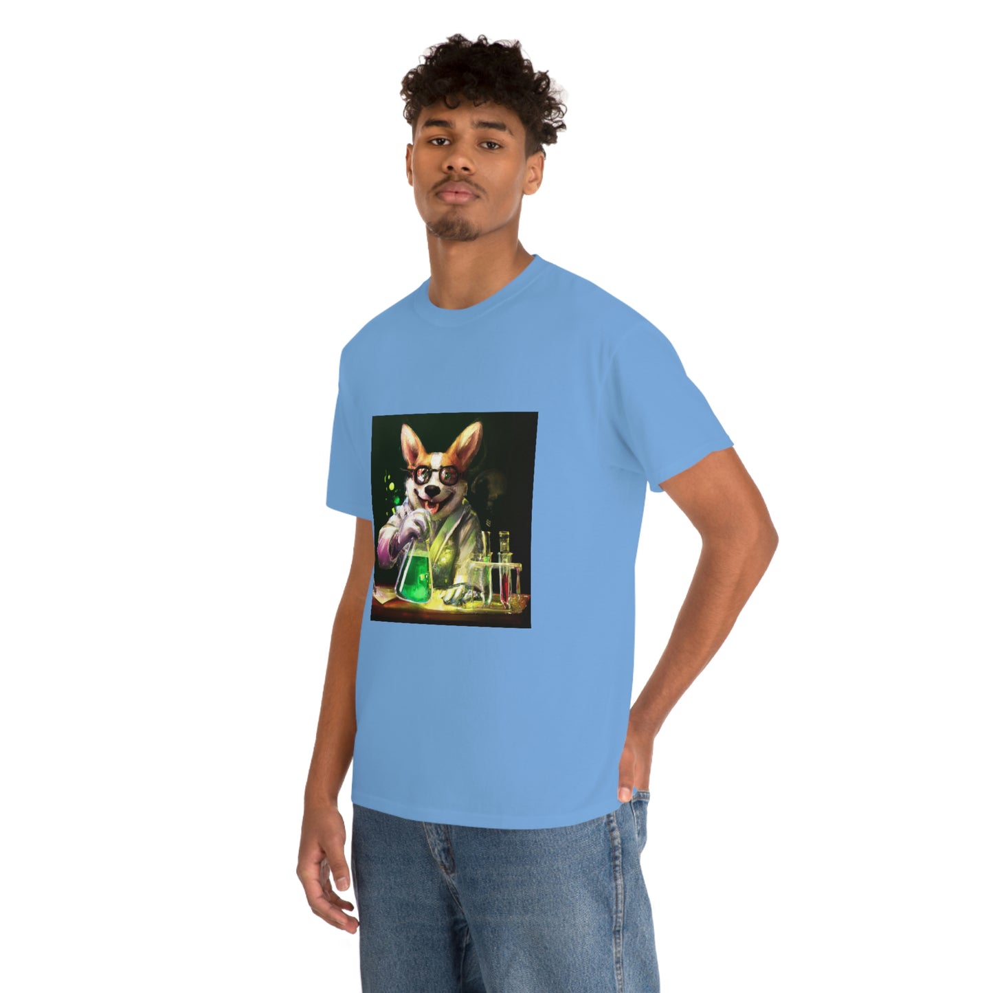 Mad Scientist Corgi Tshirt