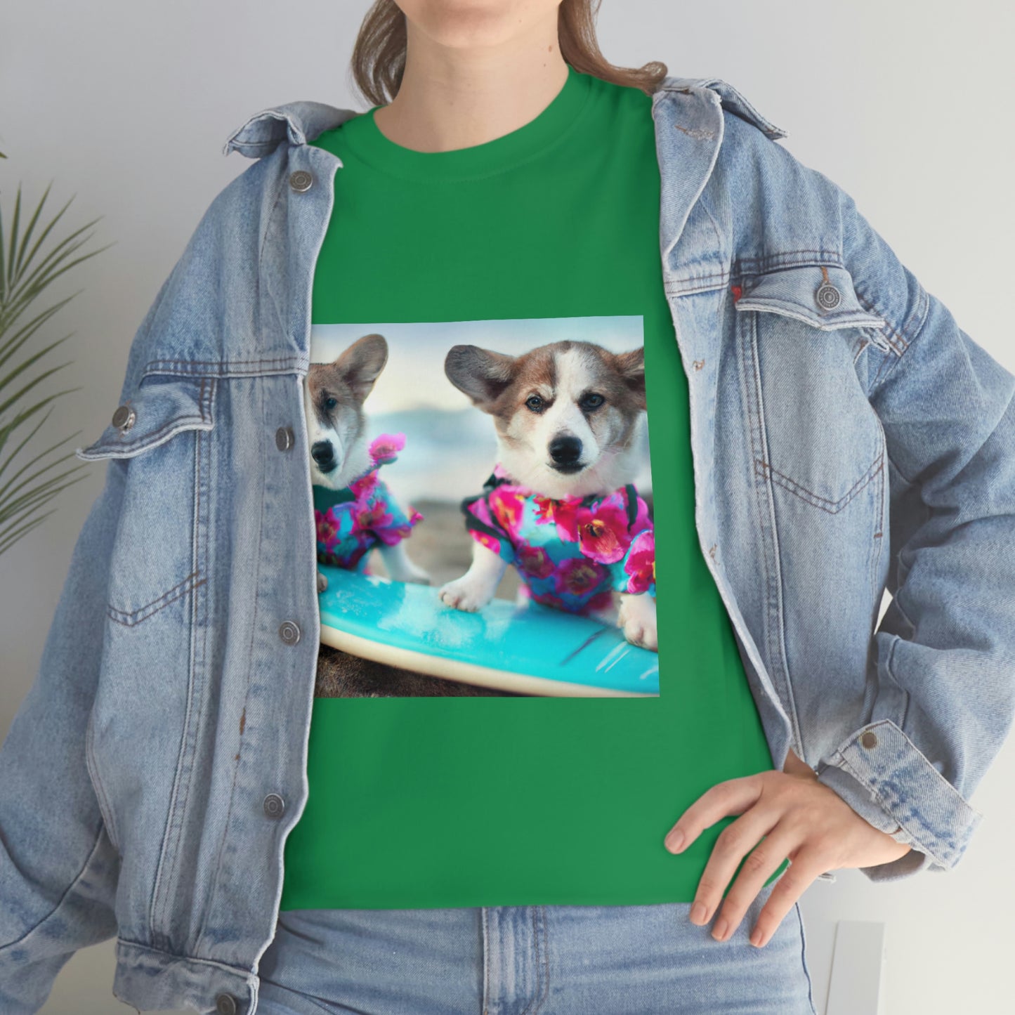 Surfs Up Corgi Tshirt