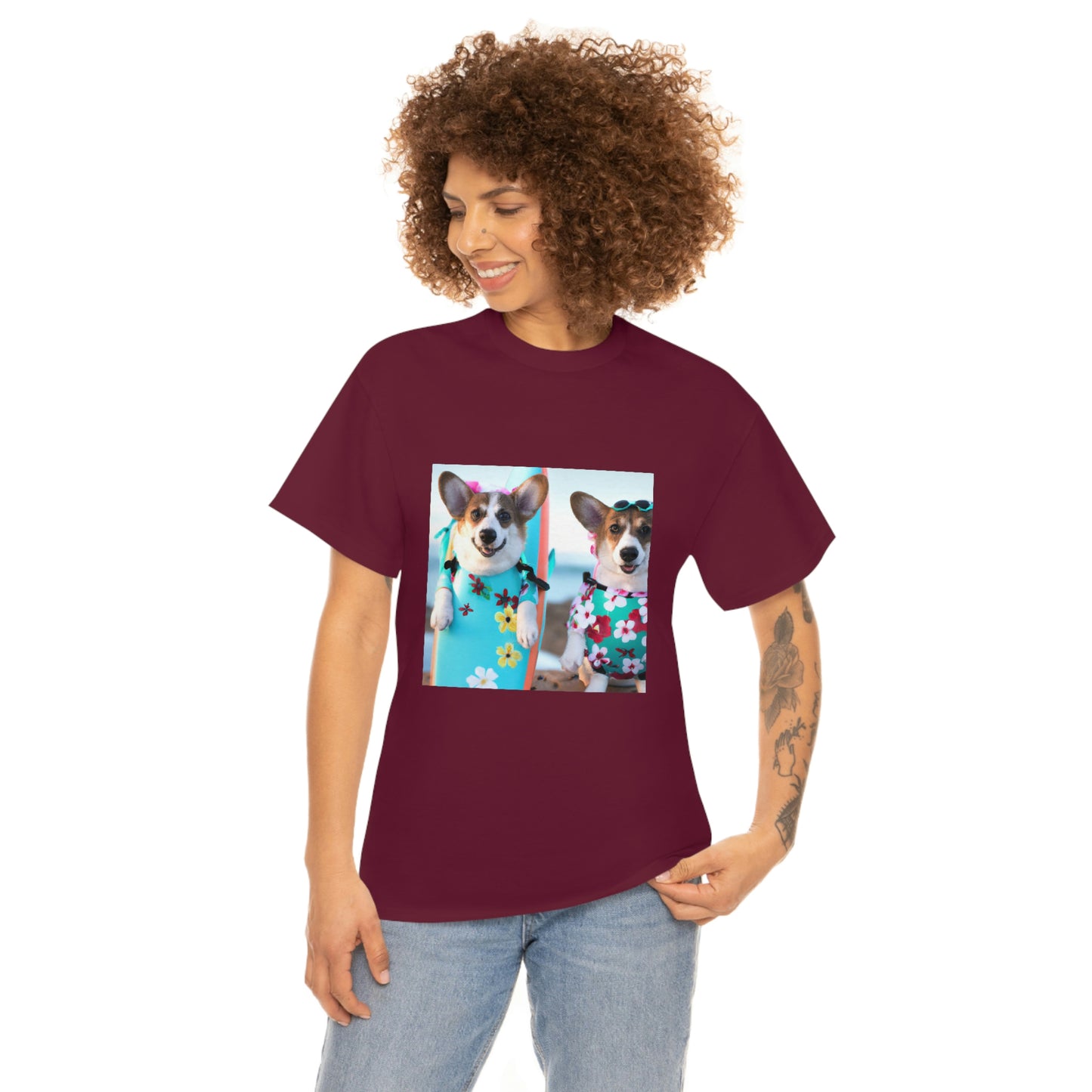 Surf'n USA Corgi Tshirt