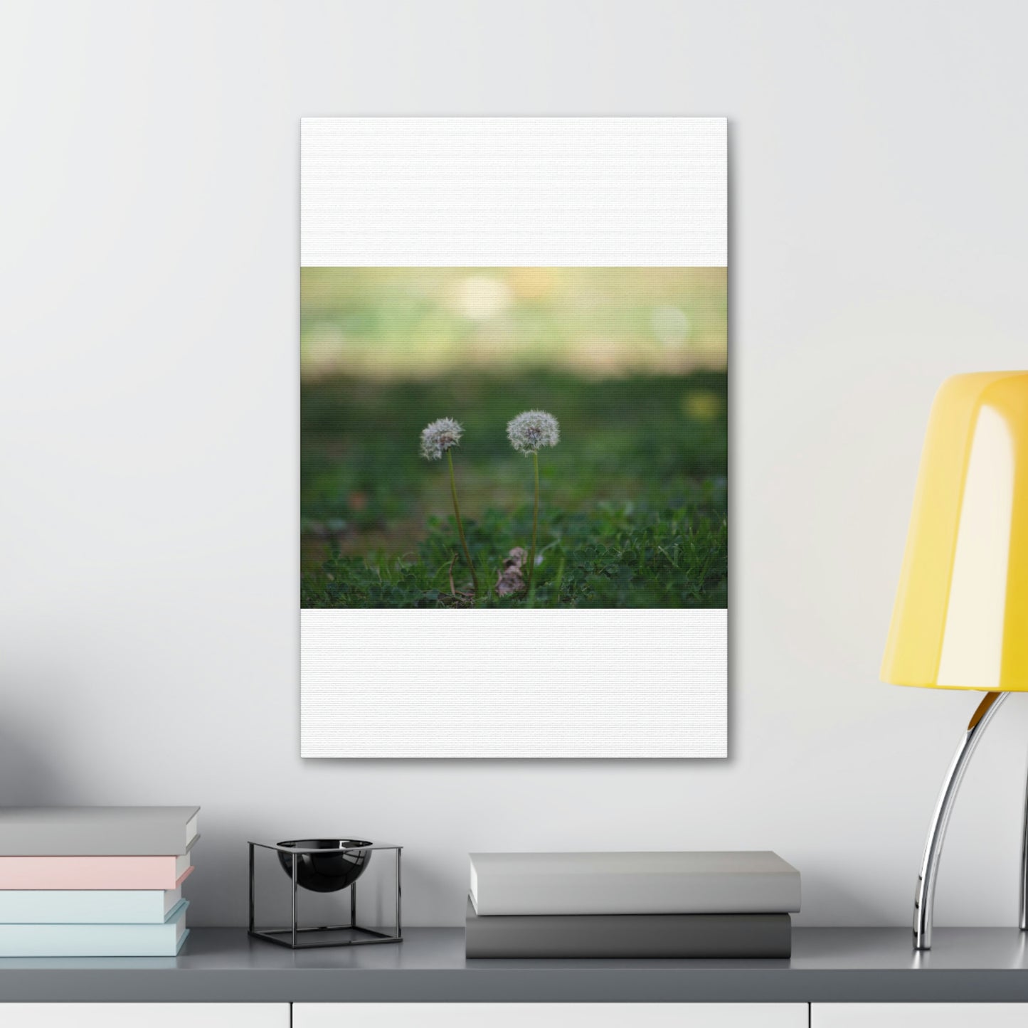 Dandelions Opposing Part 2 Canvas